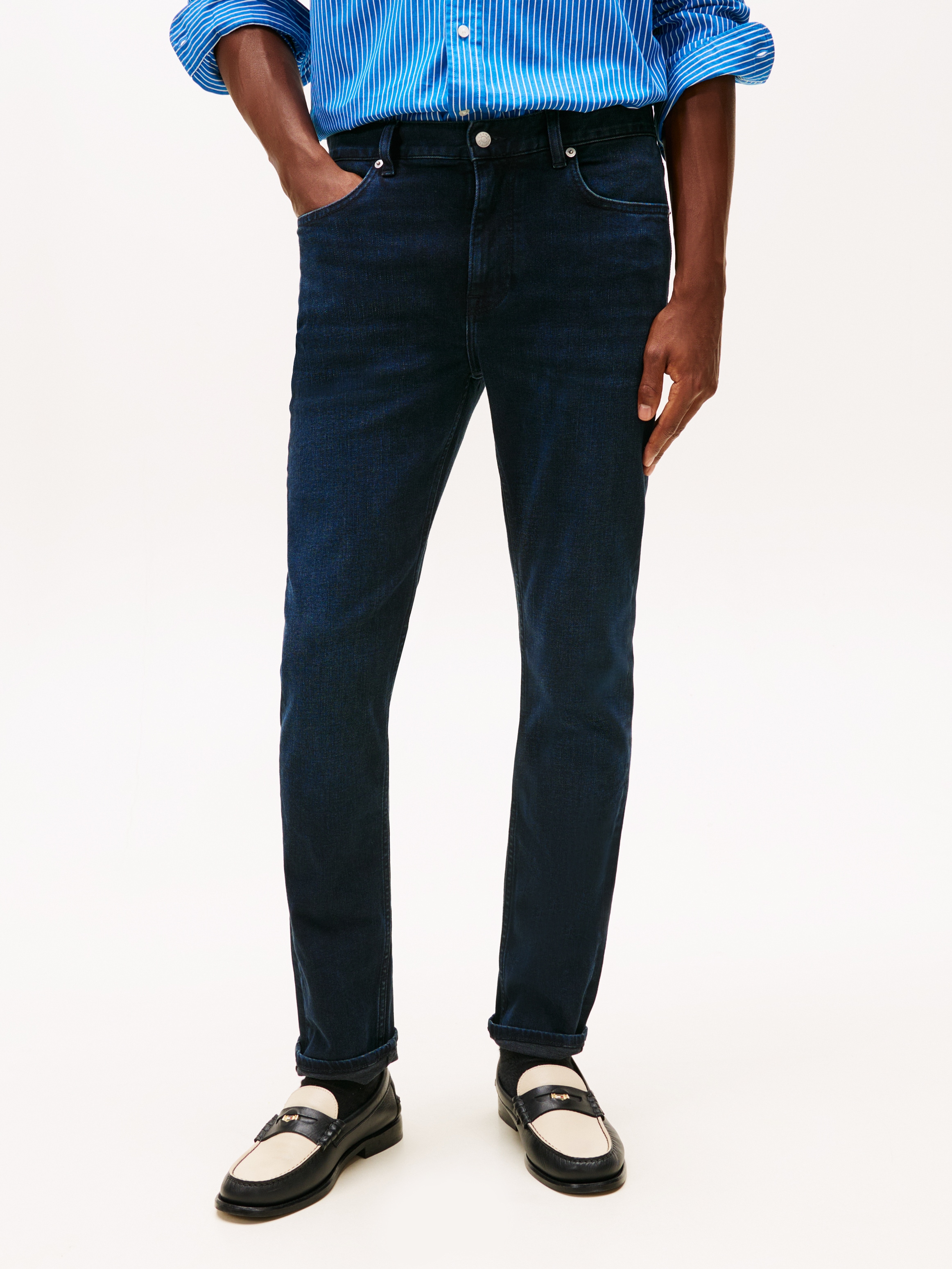 Tommy Hilfiger Slim-fit-Jeans »BLEECKER Slim Fit« mit Fade-Effekten, schmale Form