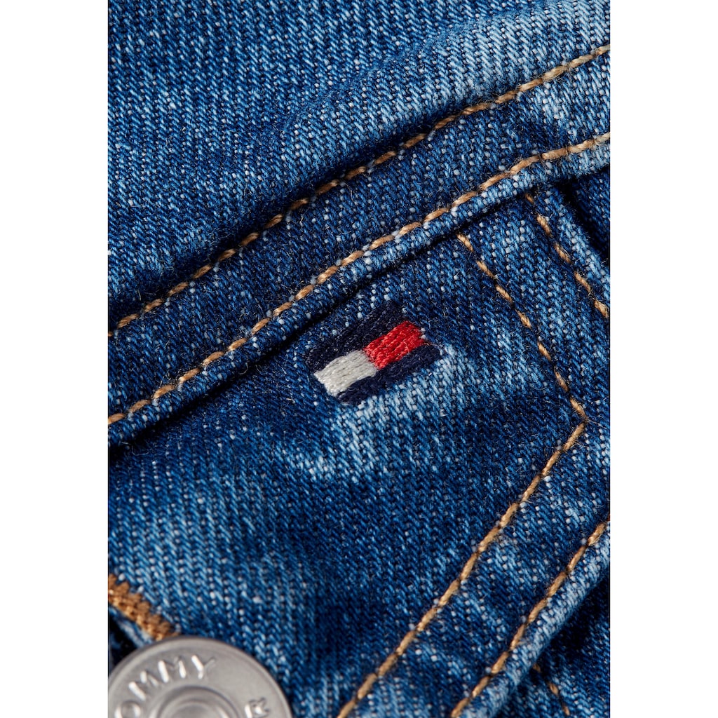Tommy Hilfiger Jeansblazer »DNM SLIM JACKET MEL«, mit Markenlabel