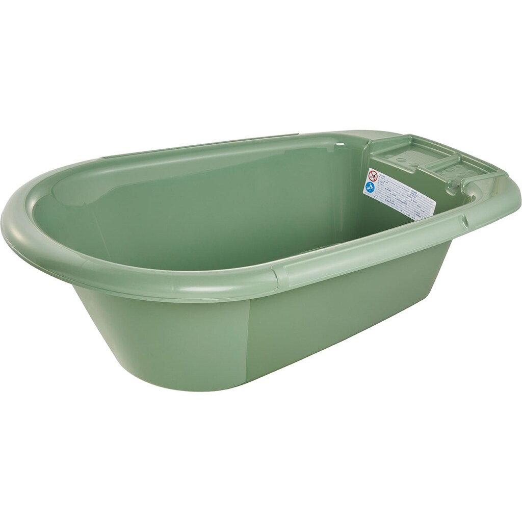 Rotho Babydesign Babybadewanne »Bella Bambina Badelösung, shale green«, (Set)