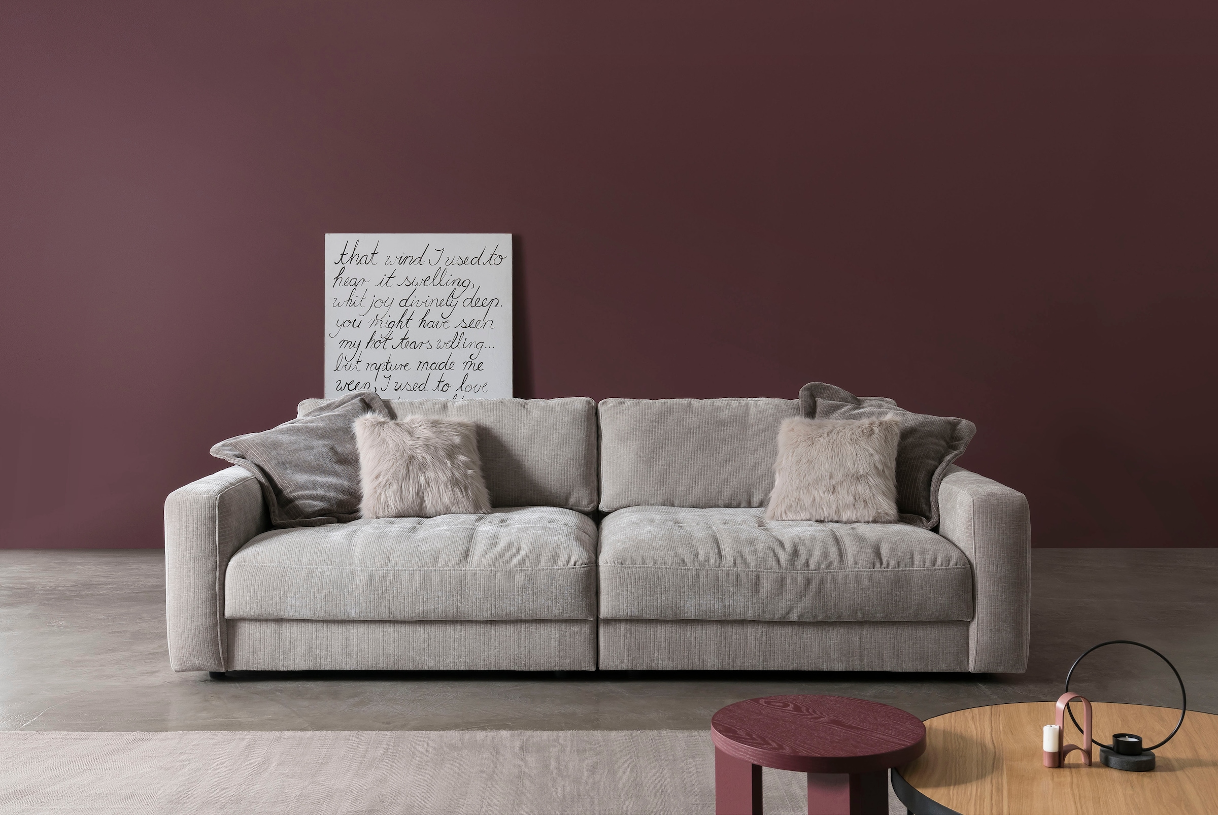 BETYPE Big-Sofa »Be Comfy«, legerer Sitzkomfort, wahlweise mit manueller Si günstig online kaufen