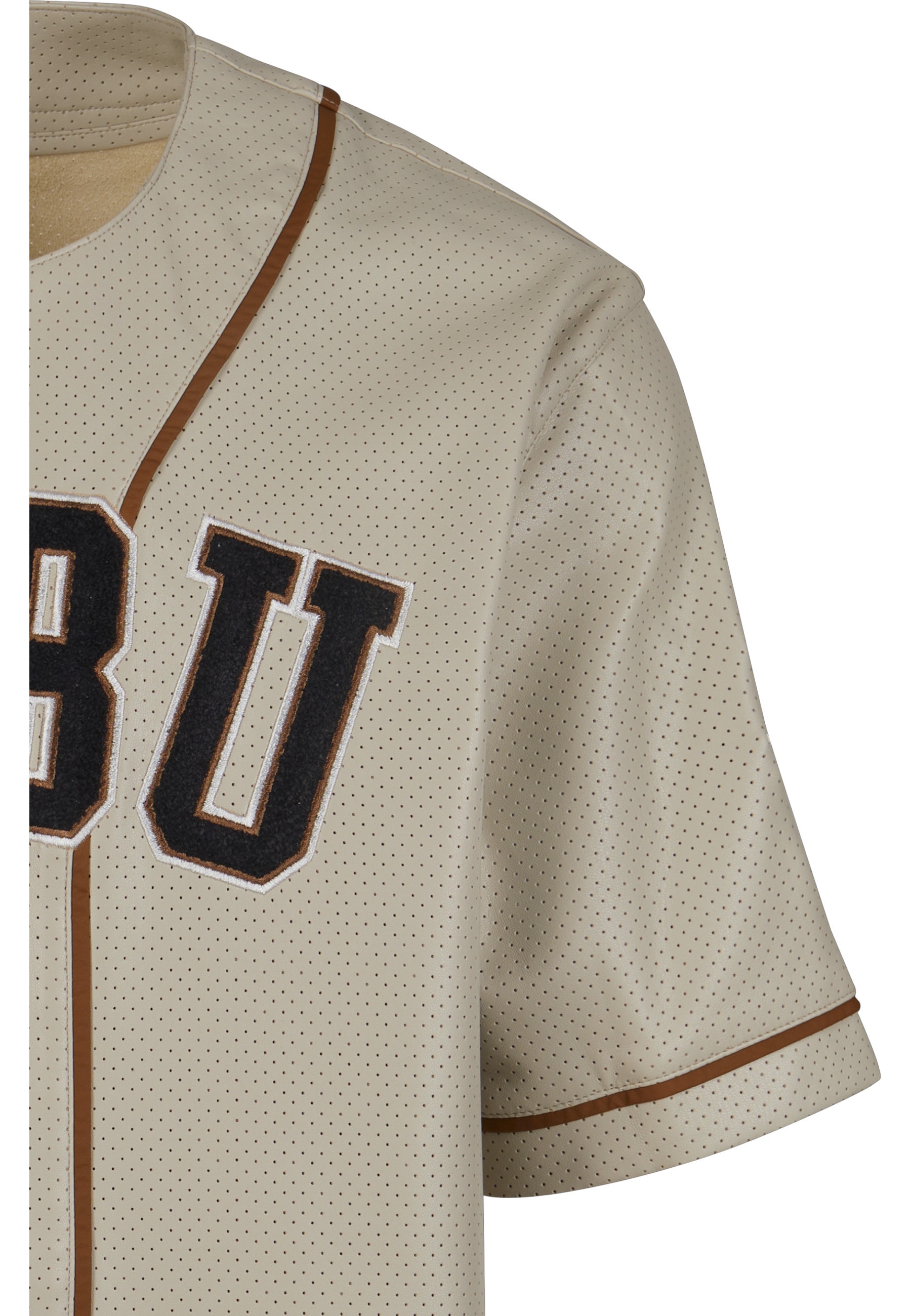Fubu T-Shirt »Fubu Herren FM233-007-1 FUBU College Leather Baseball Jersey« 1 Stk.