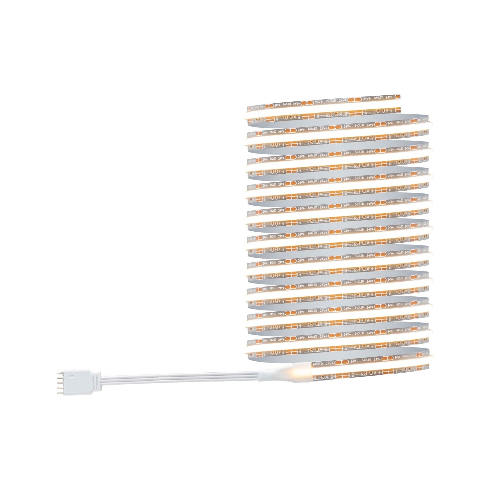 Paulmann LED-Streifen »MaxLED 500 Basis Set 3m 15W 230/24V silber Kunststoff«, 1 St.-flammig, Full-Line COB 2700-6500K TunableWhite