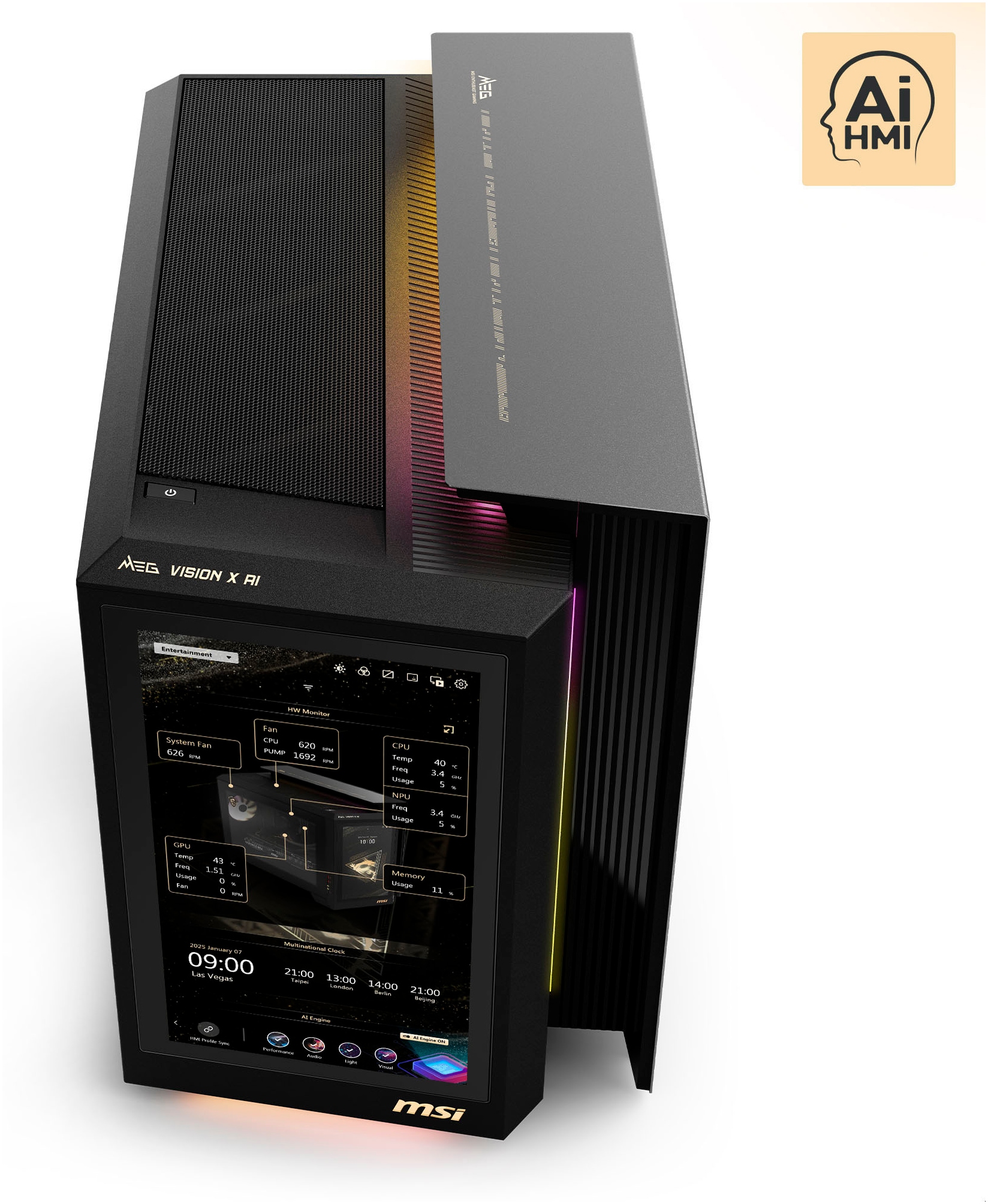 MSI Gaming-PC »MEG Vision X AI 2NVV7-008DE«