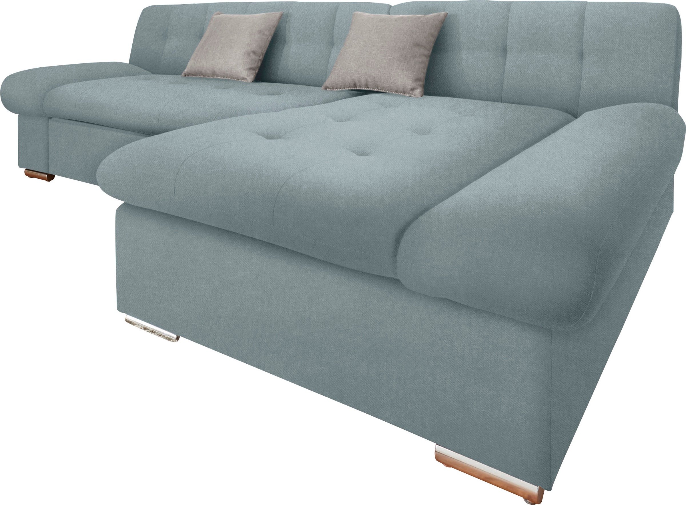 TRENDMANUFAKTUR Ecksofa "Reggae II, moderne Optik, Armteilverstellung, B/T günstig online kaufen