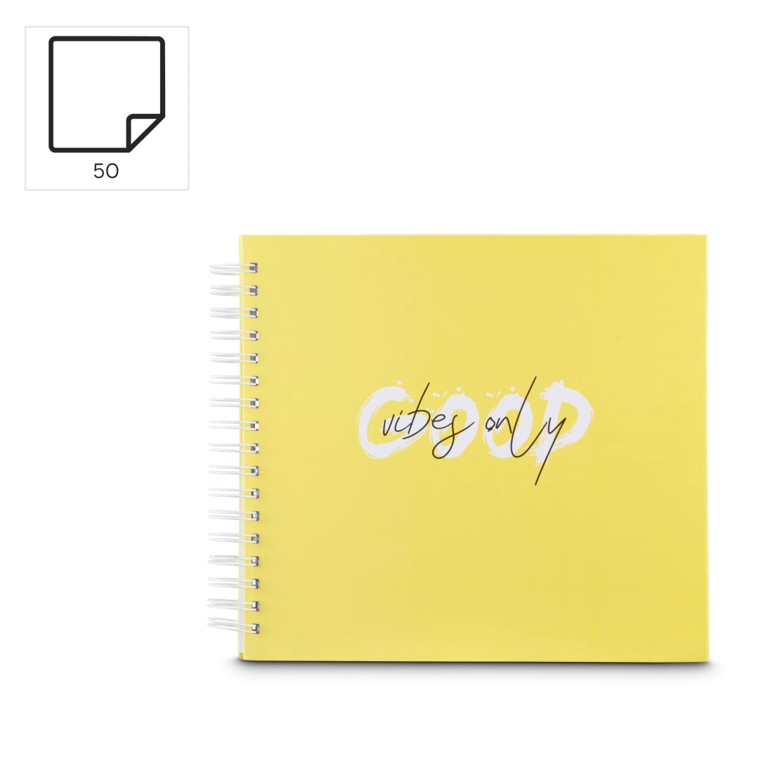 Hama Fotoalbum »Fotoalbum Spiralalbum "Good Things", 28x24 cm, 50 weiße Seiten, Vibes«