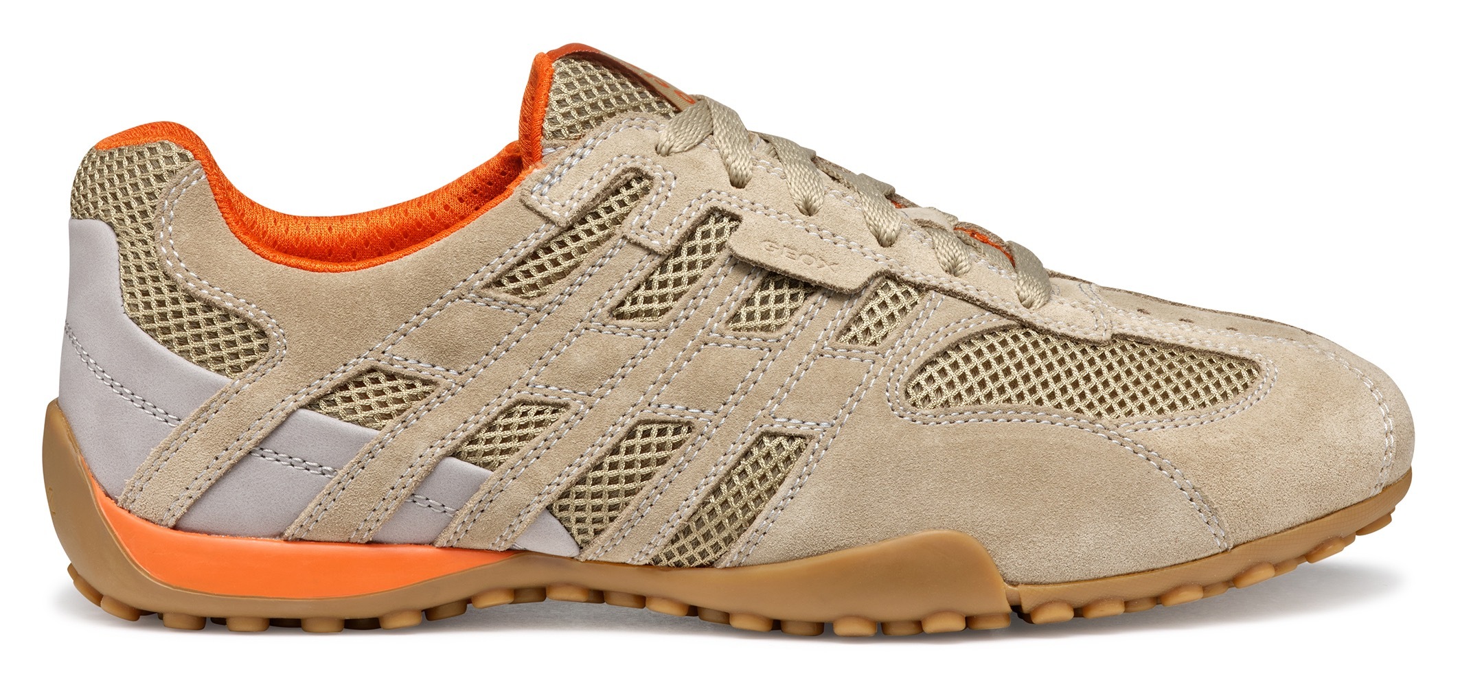 Geox Schnürschuh »U SNAKE ORIGINAL«, Schnürschuh, Freizeitschuh, Trekking Sneaker mit Lederinnensohle