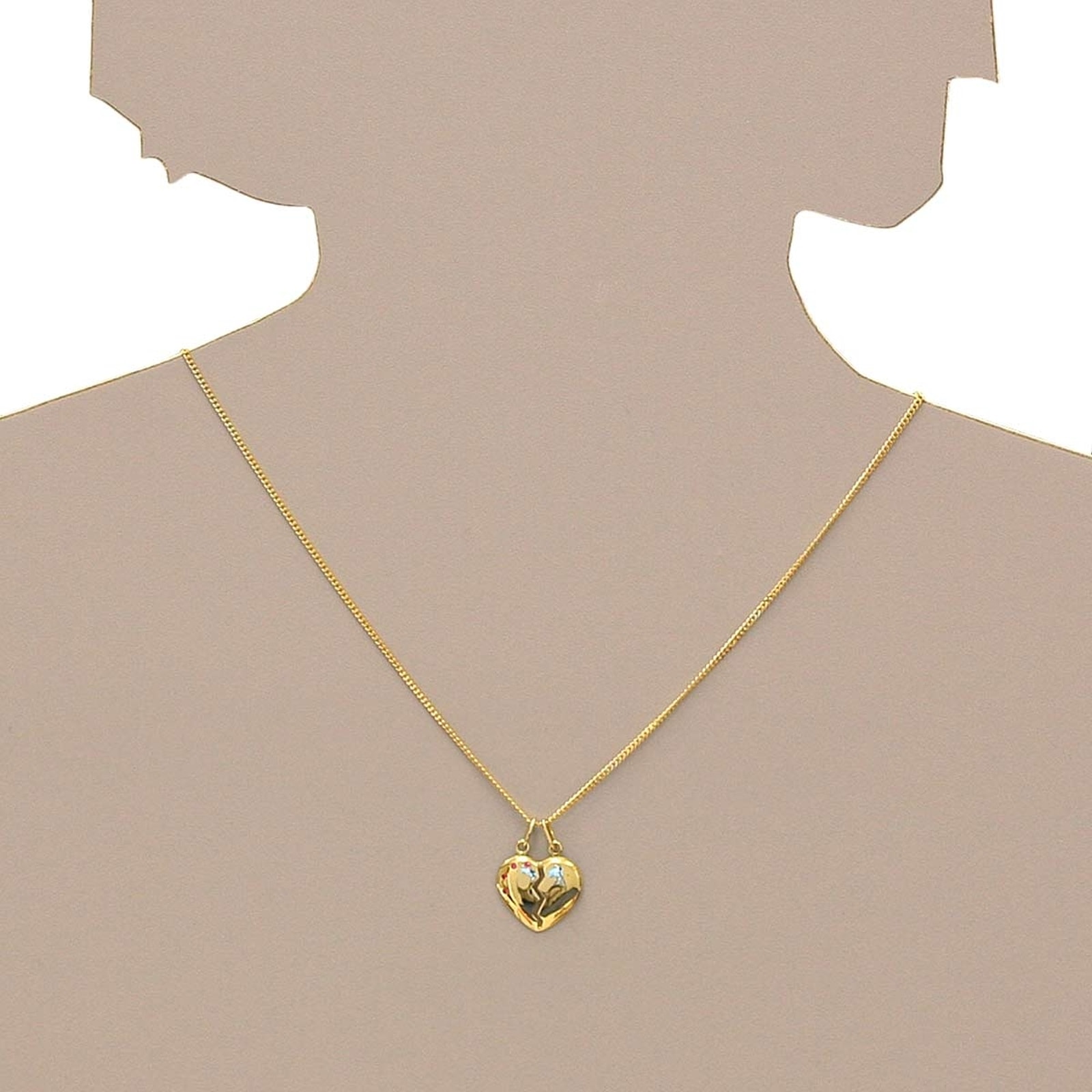 OSTSEE-SCHMUCK Kettenanhänger »Ostsee-Schmuck Anhänger geteiltes Herz Anhänger geteiltes Herz«, (1 tlg.)