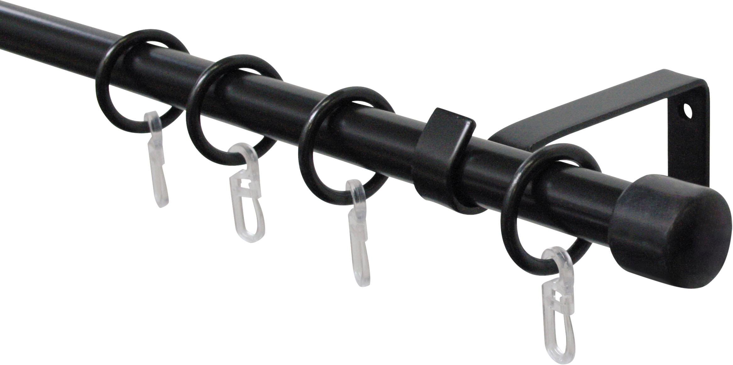 GARDINIA Gardinenstange »Set Metall« Ø 16 mm 1 läufig-läufig ausziehbar 1-L günstig online kaufen