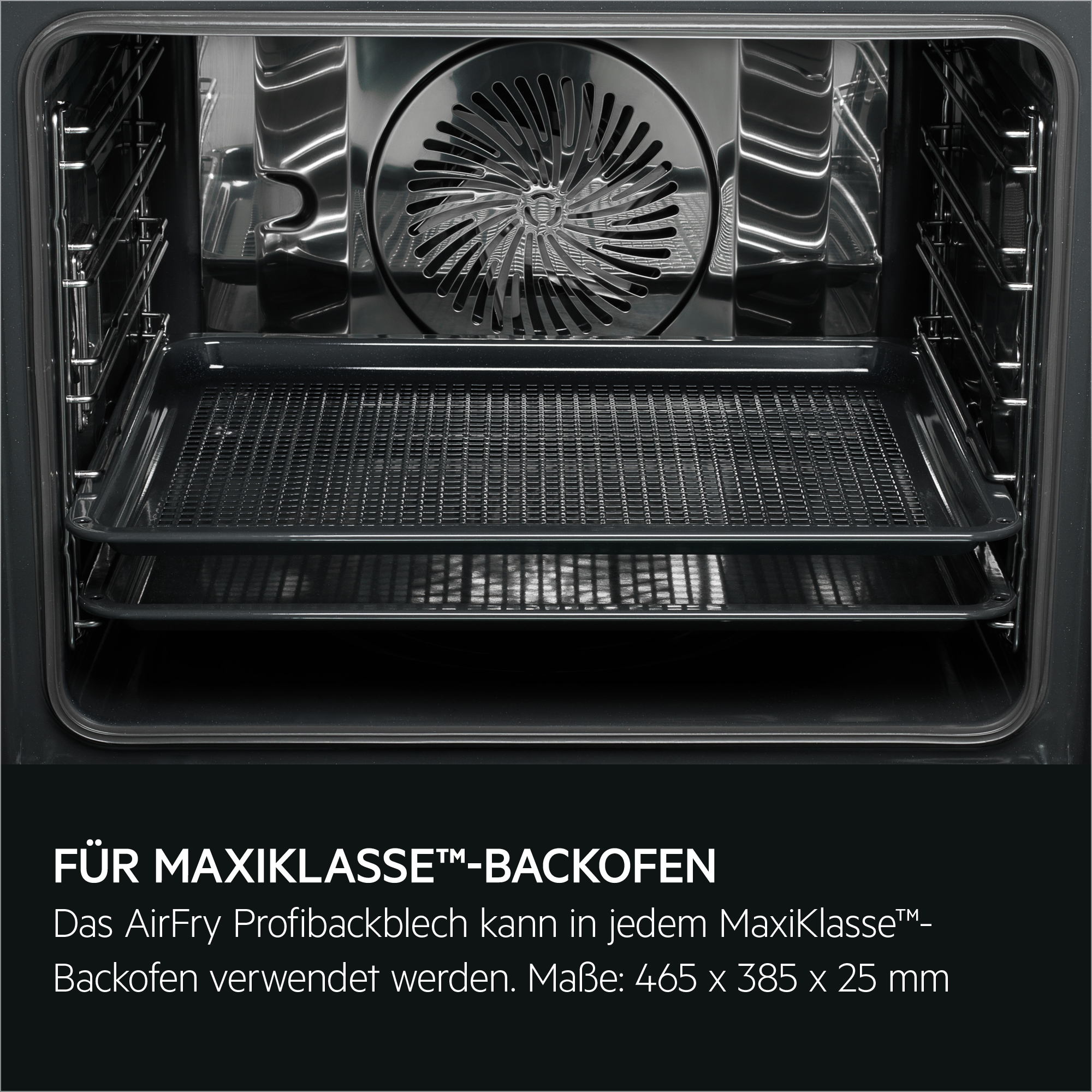 AEG Backblech »AirFry Tray Backblech A9OOAF00«, perfekt geröstetes Gemüse und knusprige Pommes frites mit weniger Öl