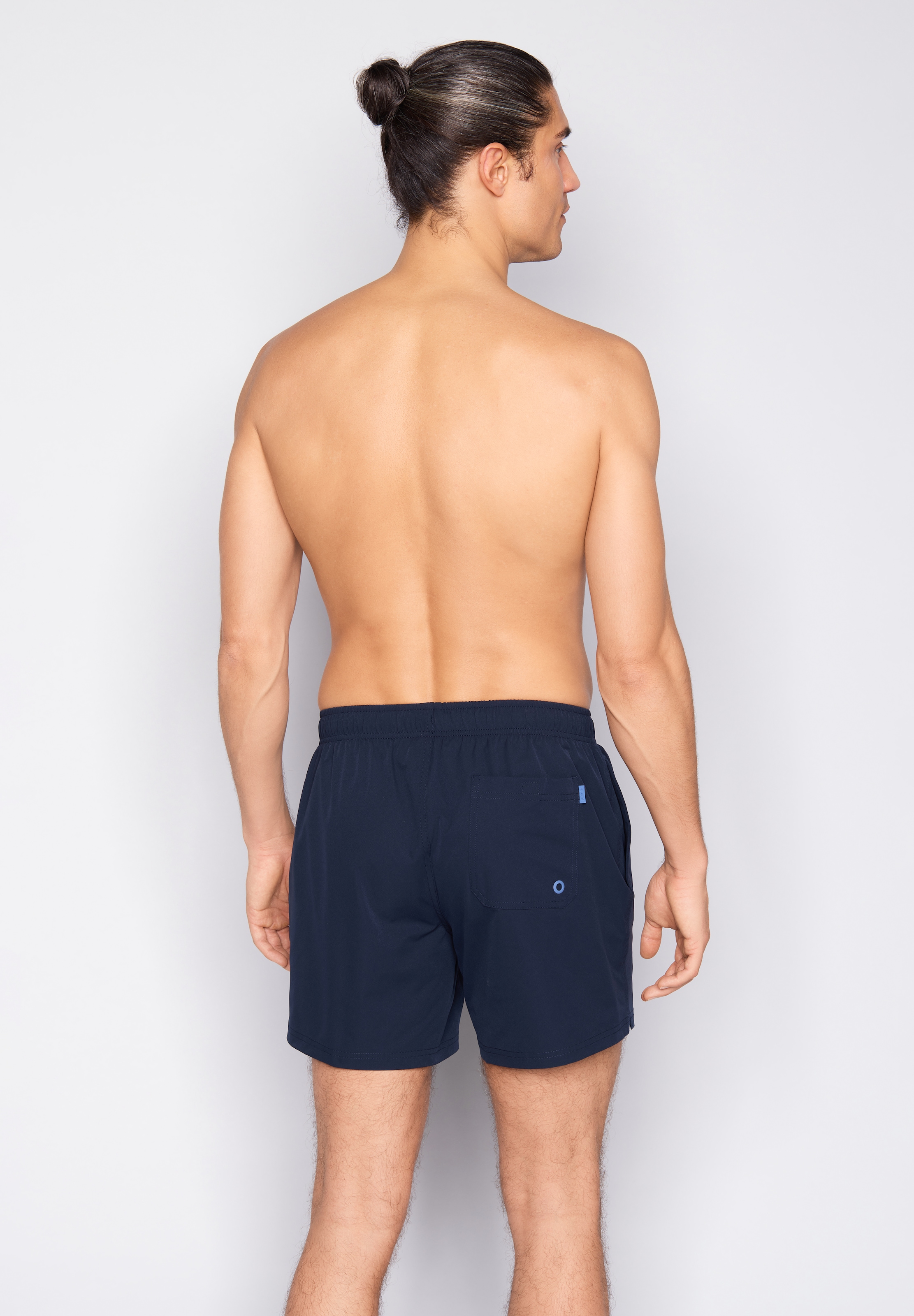 JOOP! Badeshorts »Solid Cornflower« mit seitlichen Taschen und Tunnelzug