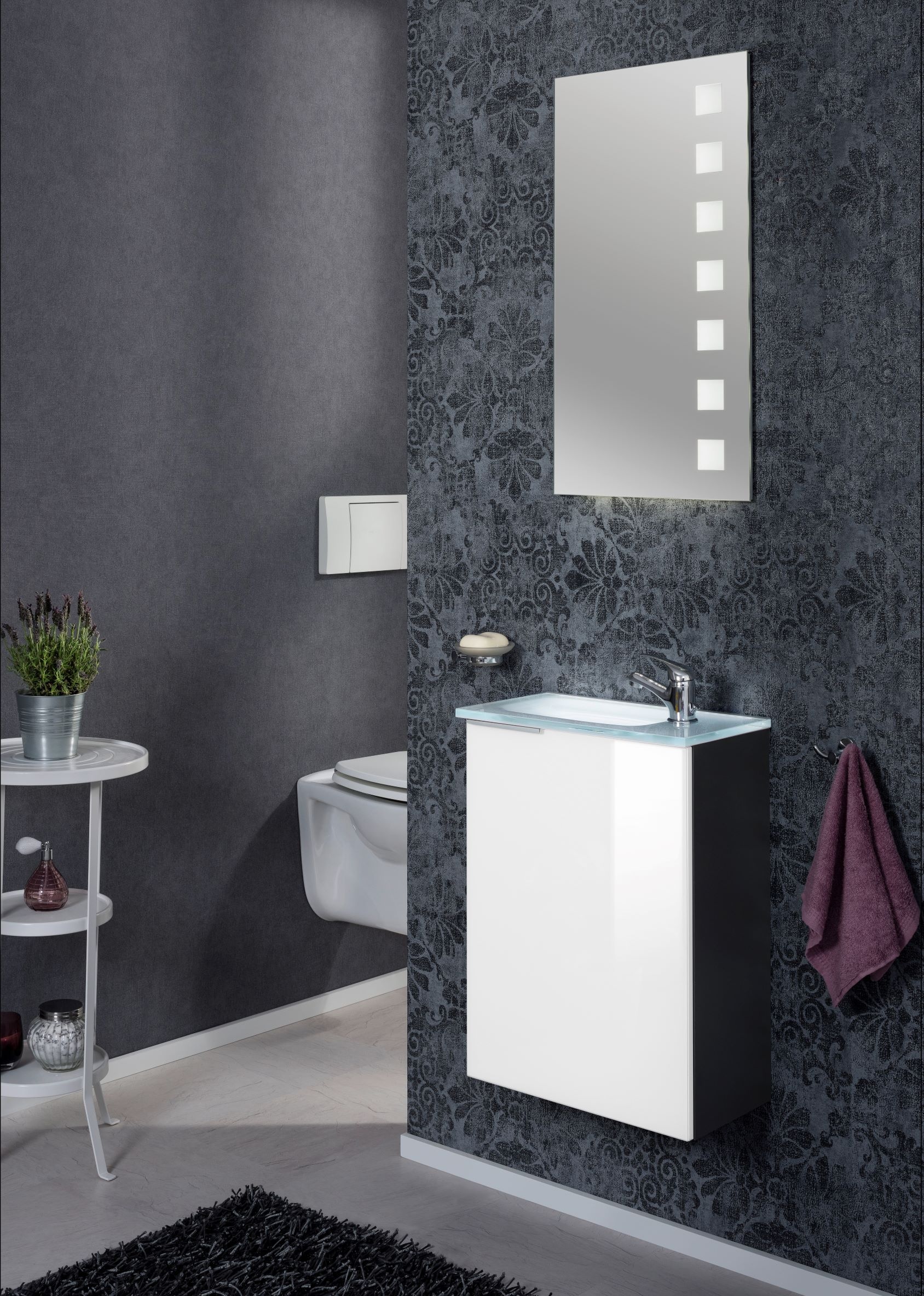 FACKELMANN Waschbeckenunterschrank, Badmöbel für Gäste-WC, Breite ca. 45 cm günstig online kaufen