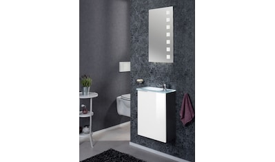 Waschbeckenunterschrank, Badmöbel für Gäste-WC, Breite ca. 45 cm