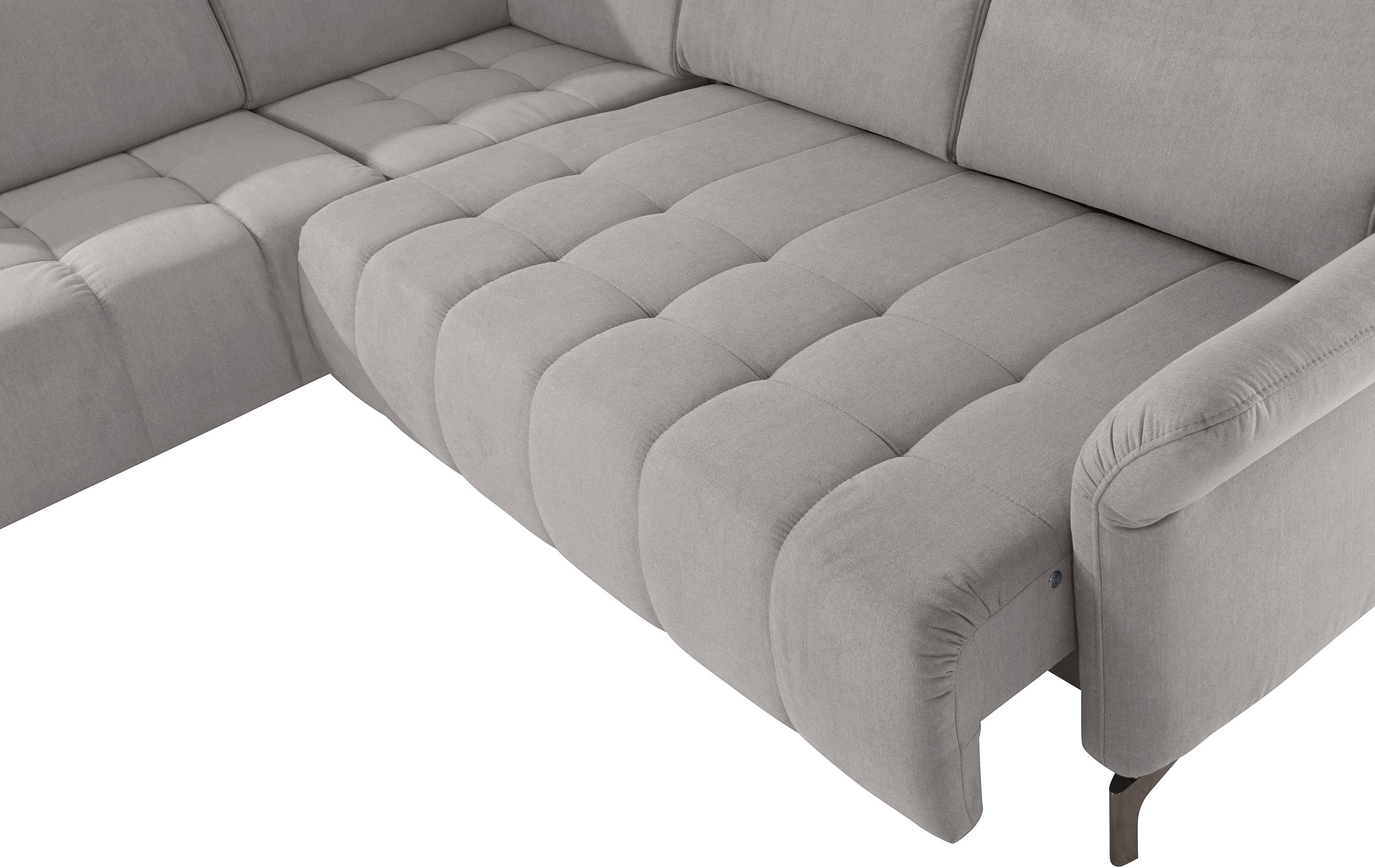 INOSIGN Ecksofa »Fresh L-Form«, Federkern, wahlweise Kopfteilverstellung und motorischer Vorziehsitz