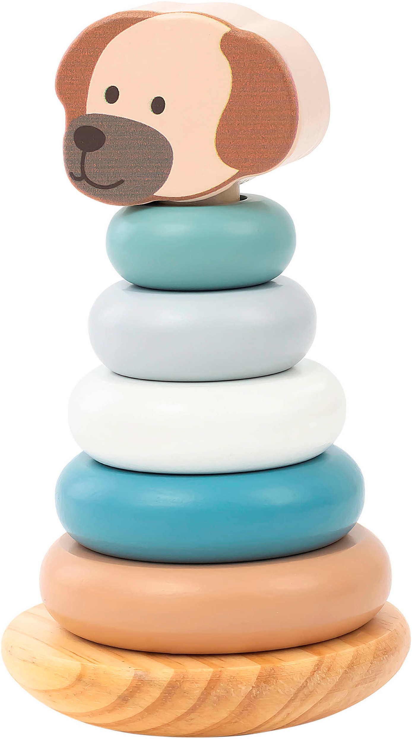 Sterntaler® Stapelspielzeug »Hund Lucky Stapelturm Holz« FSC® - schützt Wald