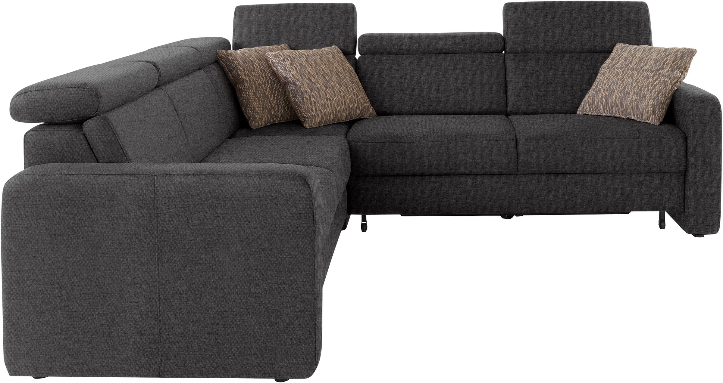 sit&more Ecksofa "Bologna L-Form", Kopfteilverstellung, wahlweise mit Bettf günstig online kaufen
