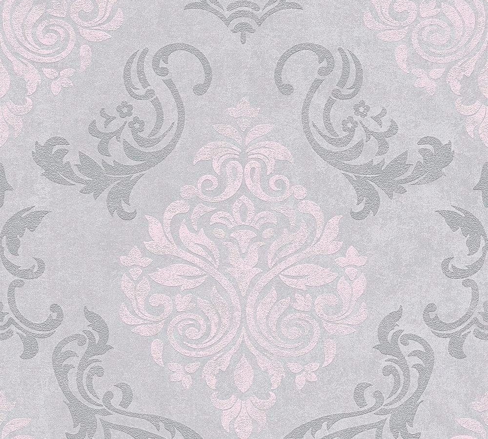 A.S. Création Vliestapete »Memory«, Barock-ornamental-gemustert, Tapete Barock Tapeten Wohnzimmer Schlafzimmer Küche Flur Design Optik