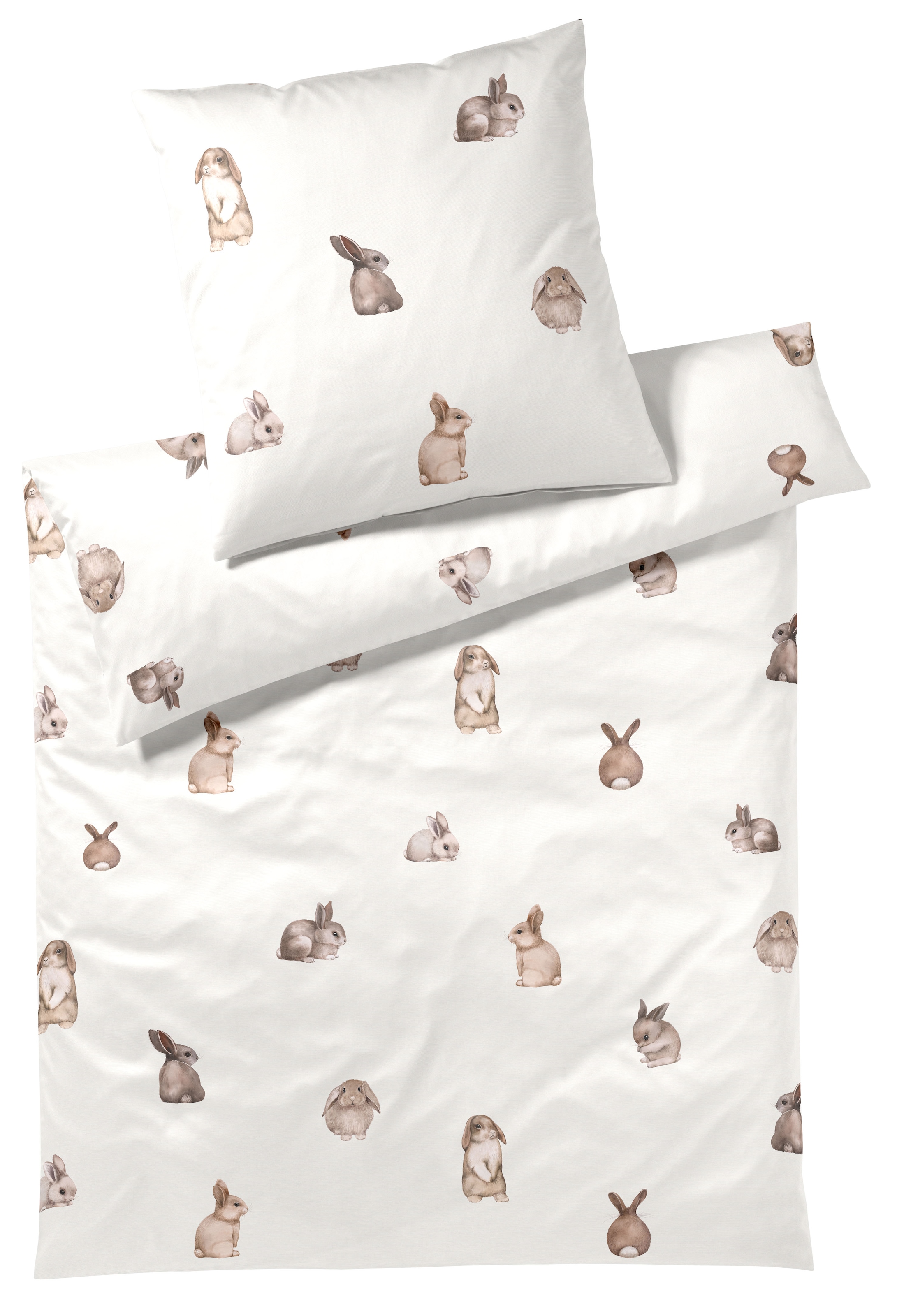 Elegante Bettwäsche »Bunnies«, angenehmes Hautgefühl günstig online kaufen