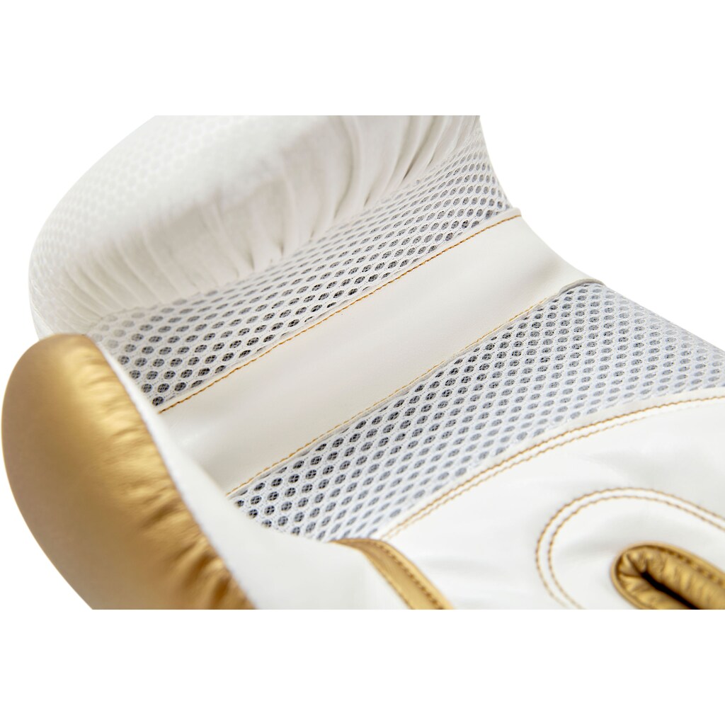 Reebok Boxhandschuhe »12oz. Boxhandschuhe + Handbandagen gold«, (Set, 4 tlg.)