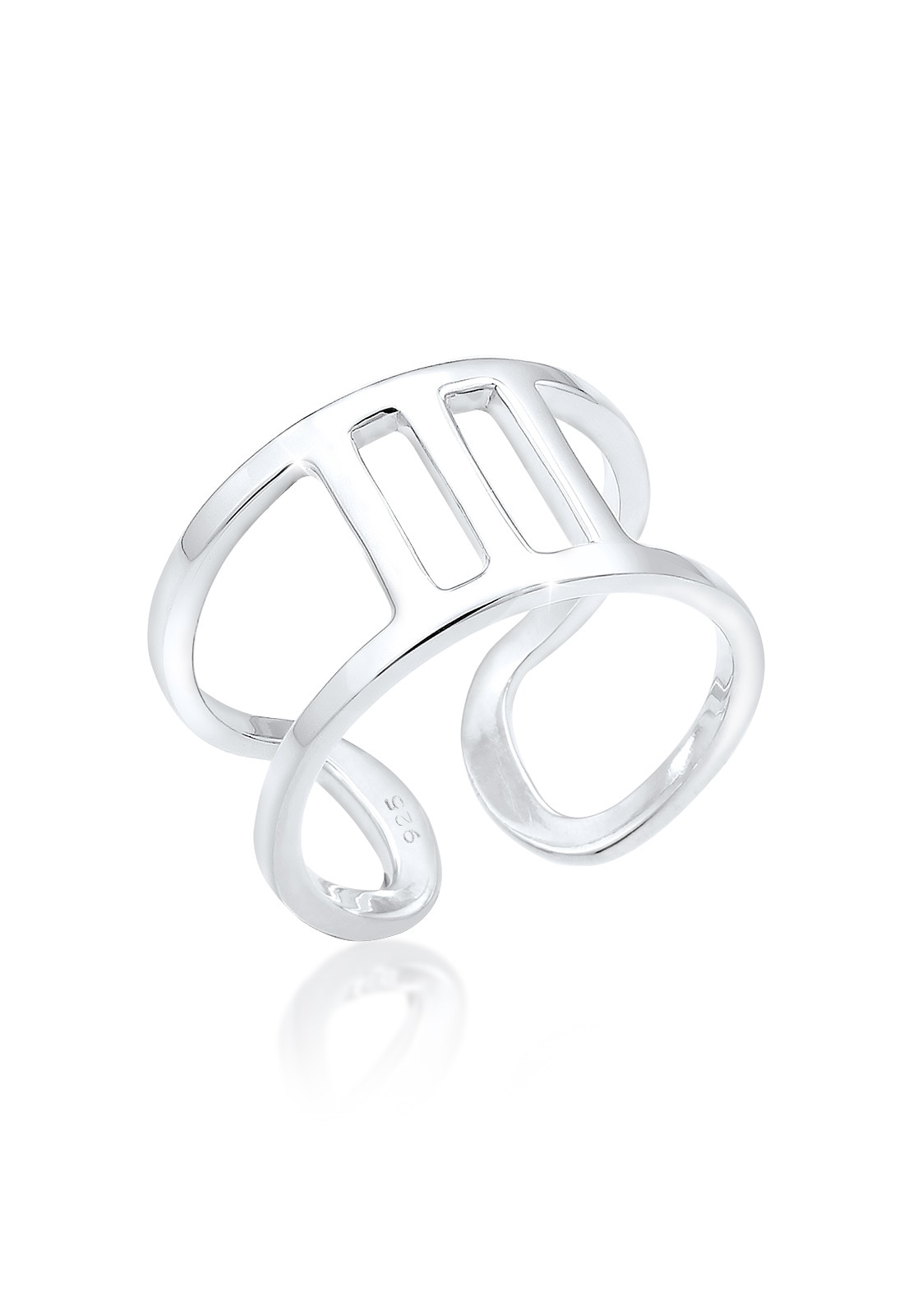 Elli Fingerring »Basic Geo Blogger Must-Have Silber«