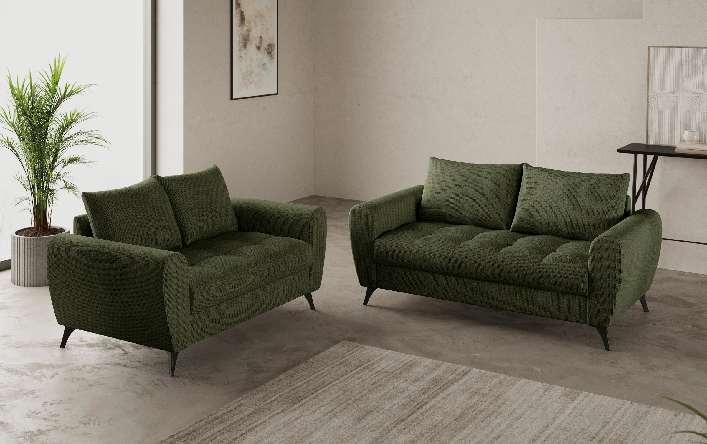 Mr. Couch 2,5-Sitzer "Blackburn II" Mit Kaltschaumpolsterung bis 140 kg bel günstig online kaufen