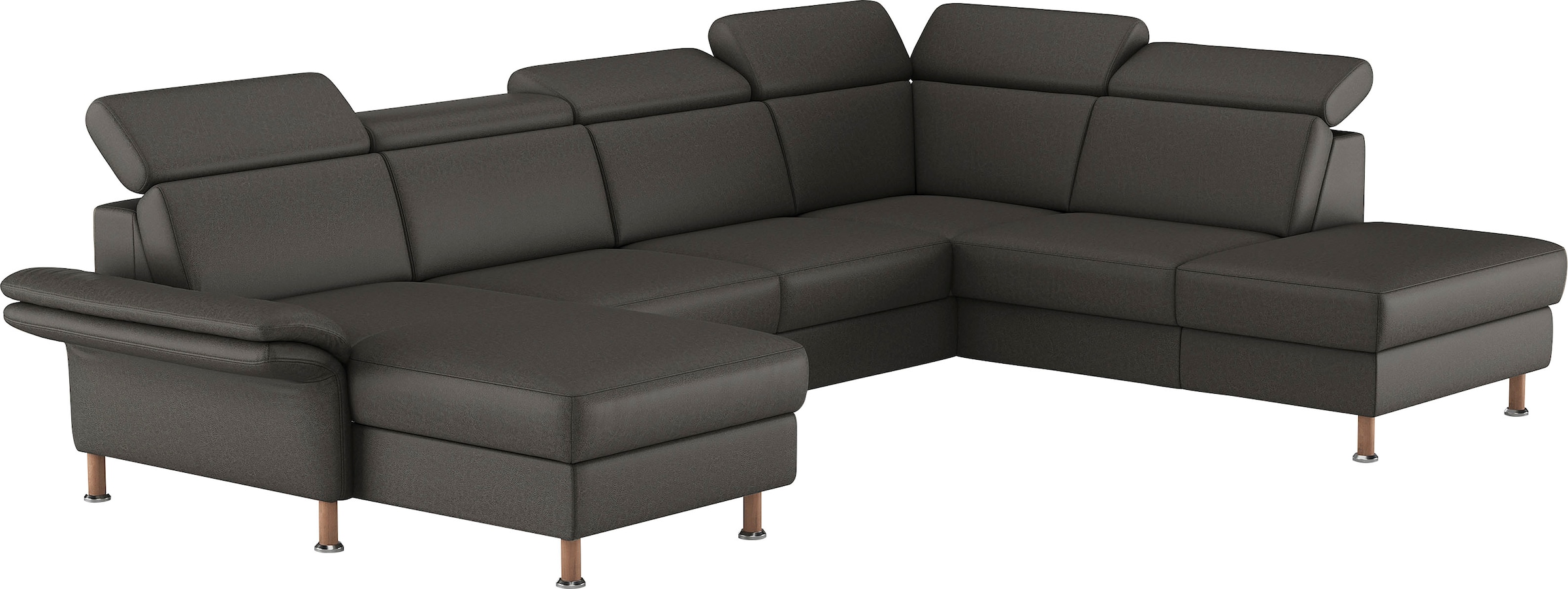 Home affaire Wohnlandschaft »Calypso U-Form«, wahlweise mit motorischer Relaxfunktion