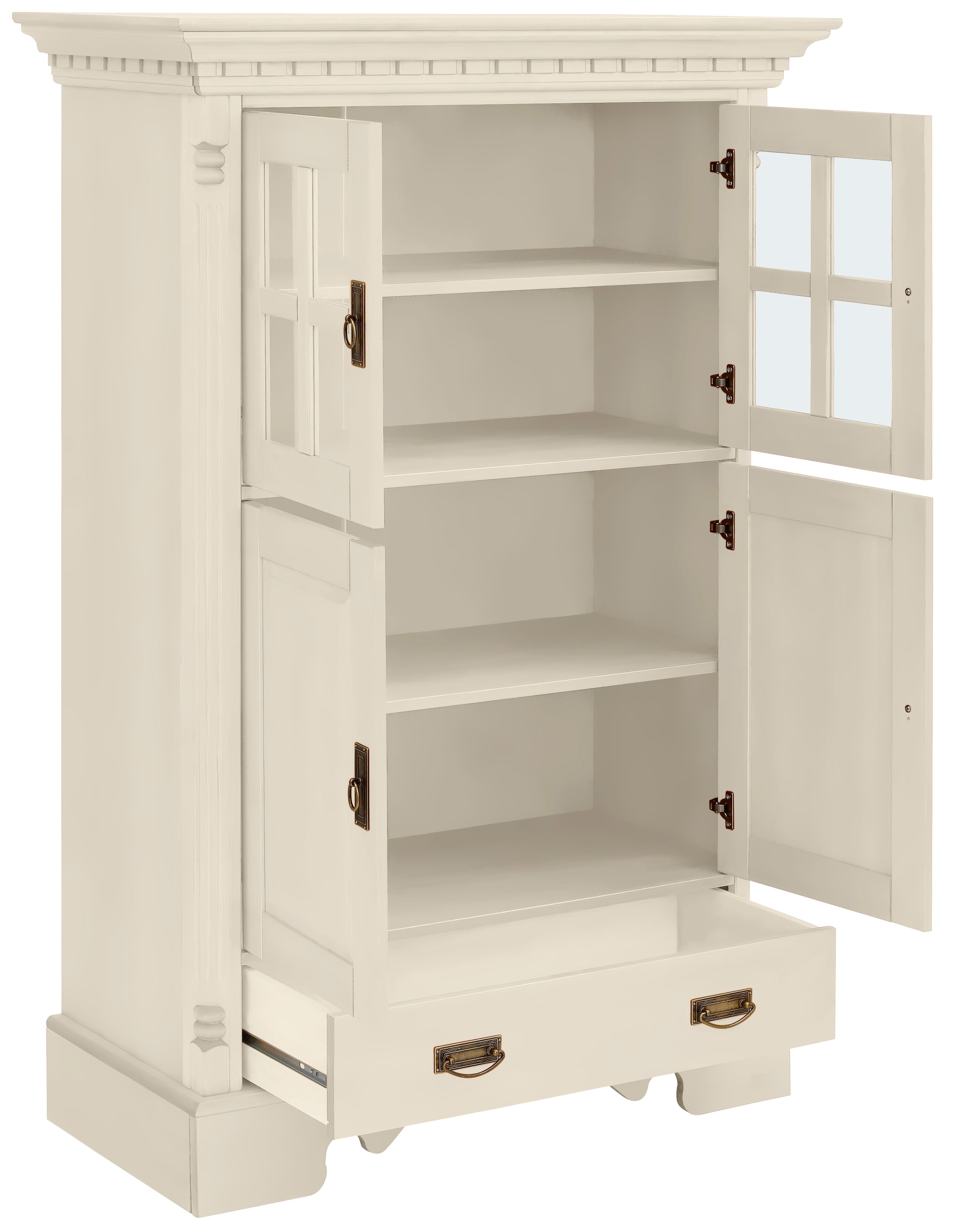 Home affaire Highboard »Milan«, Vitrine, Breite 102 cm