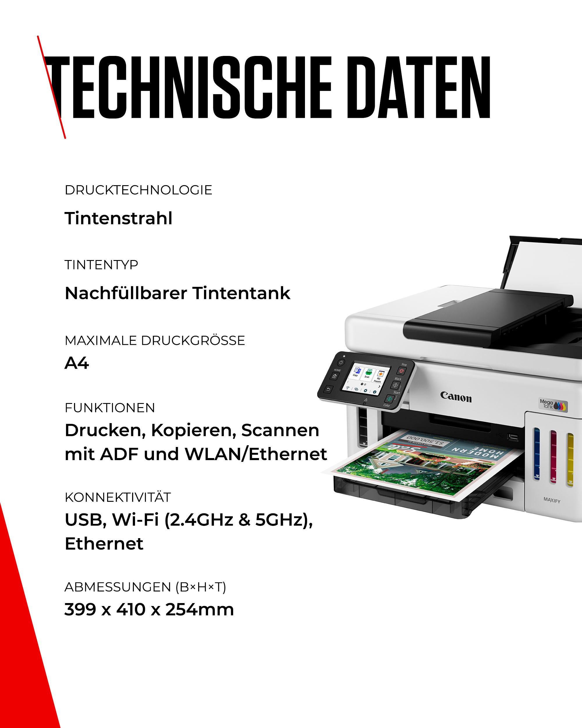 Canon Multifunktionsdrucker »MAXIFY GX6150«