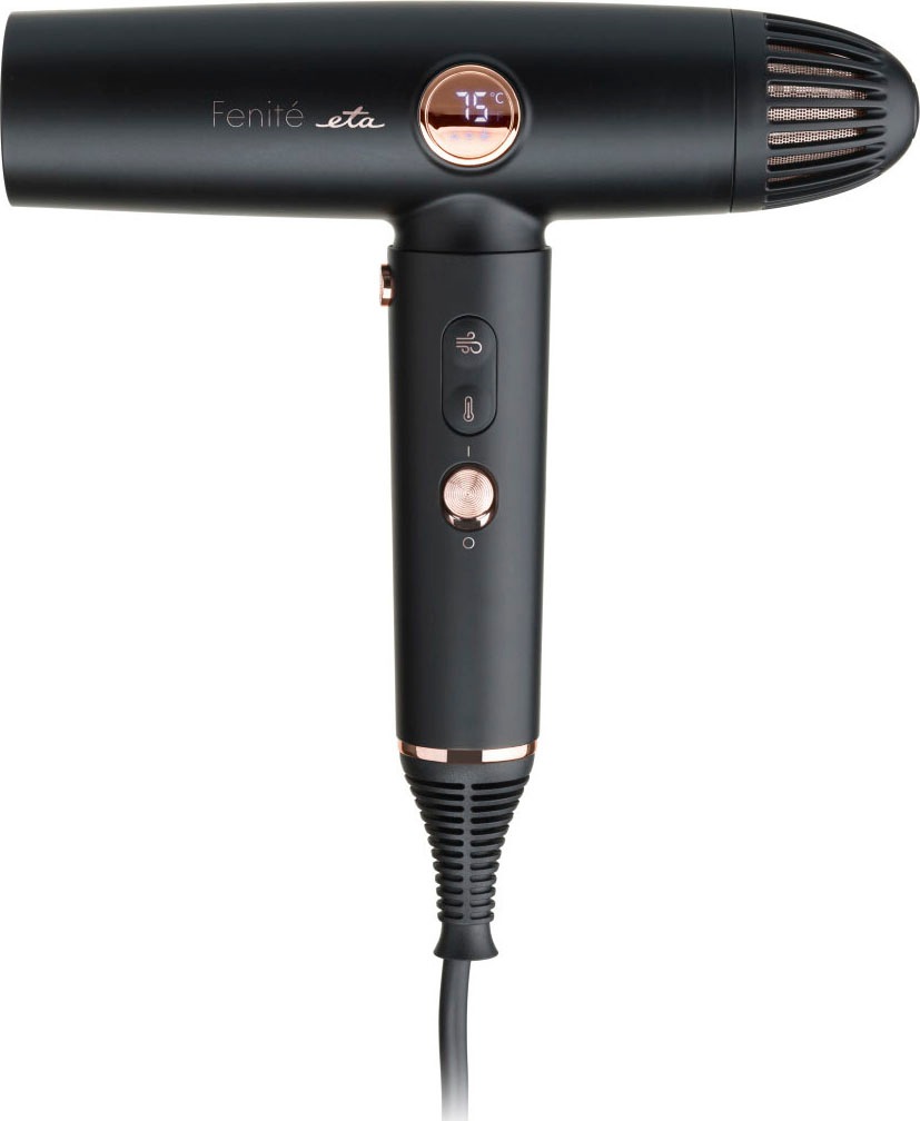 eta Ionic-Haartrockner »Fenite Black Edition ETA931990000«, 1400 W, 3 Aufsätze, Verfügt über ein magnetisches Befestigungssystem