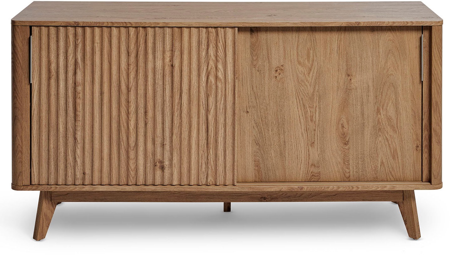 Jahnke Sideboard »WAVE SBS 145«, (1 St.), Retro-Stil, mit 2 Schiebetüren, ca. 148 cm