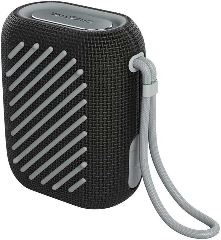 Creative Bluetooth-Lautsprecher »MuVo Flex tragbar, wasserfest, schwarz«, Kabelloses Streaming