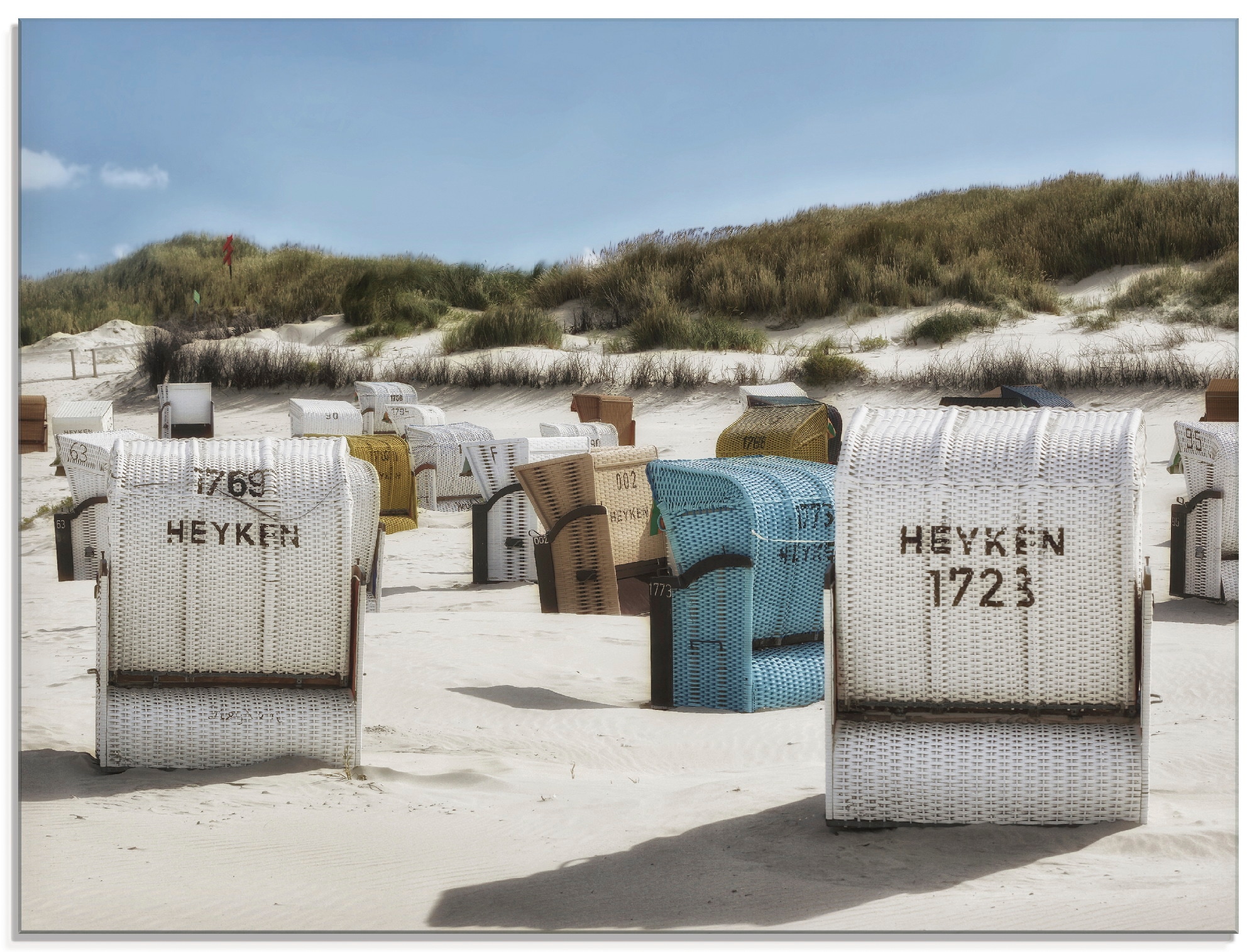 Artland Glasbild »Ein Tag am Meer« Strand 1 Stk. tlg. in verschiedenen Größ günstig online kaufen