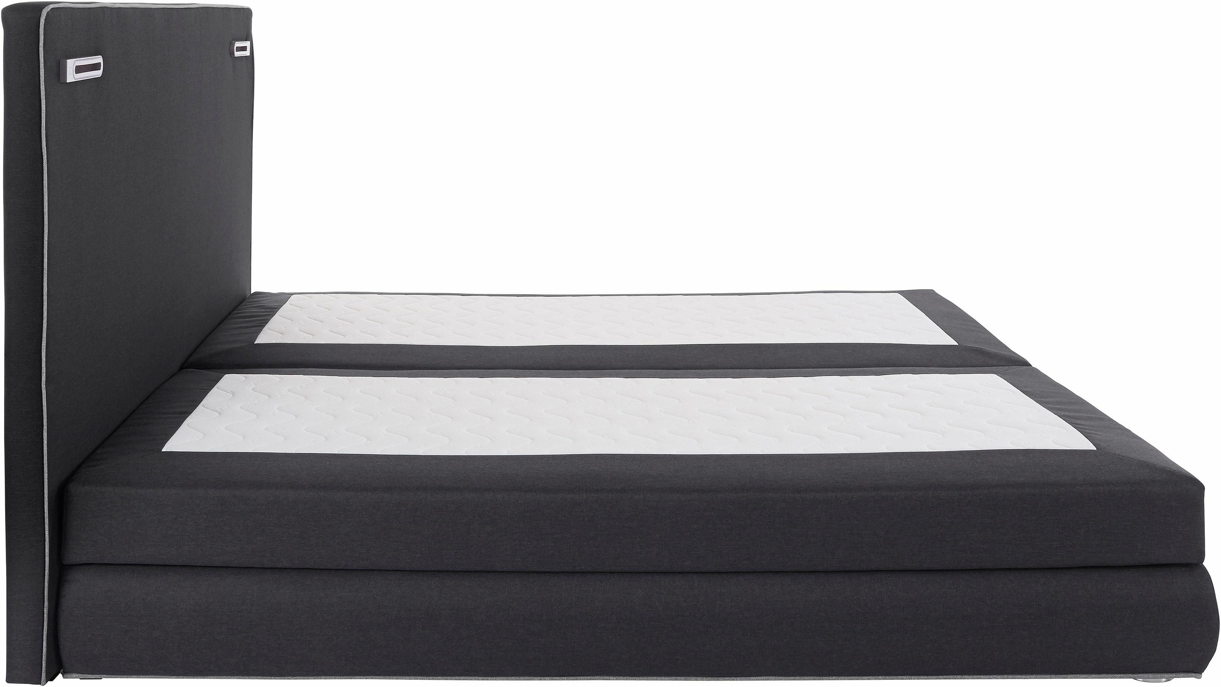 COLLECTION AB Boxspringbett »Ninoni«, inkl. Bettkasten, Topper und wahlweise mit LED-Beleuchtung