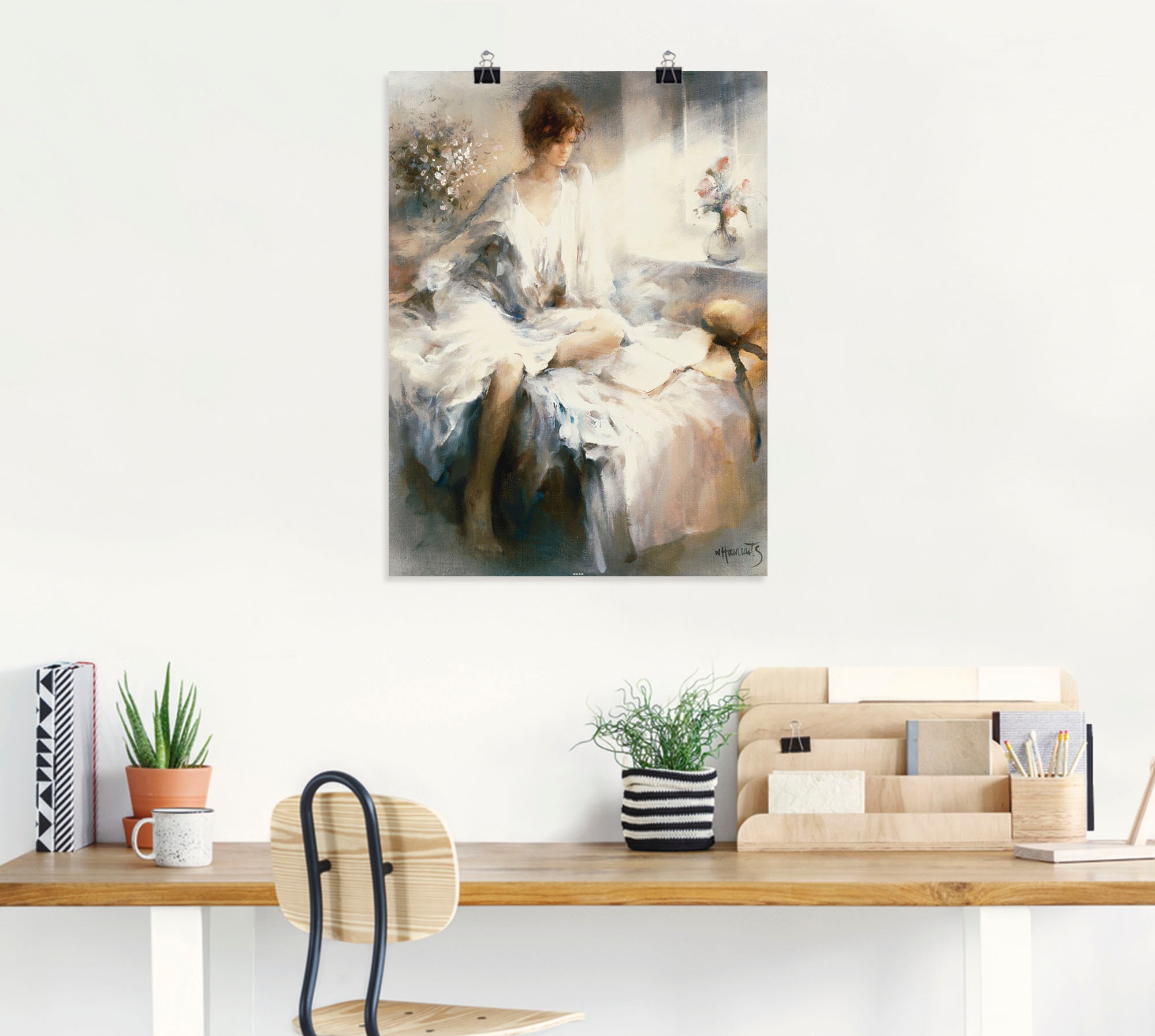 Artland Wandbild »Meditation«, Frau, (1 St.), als Leinwandbild, Poster in verschied. Größen