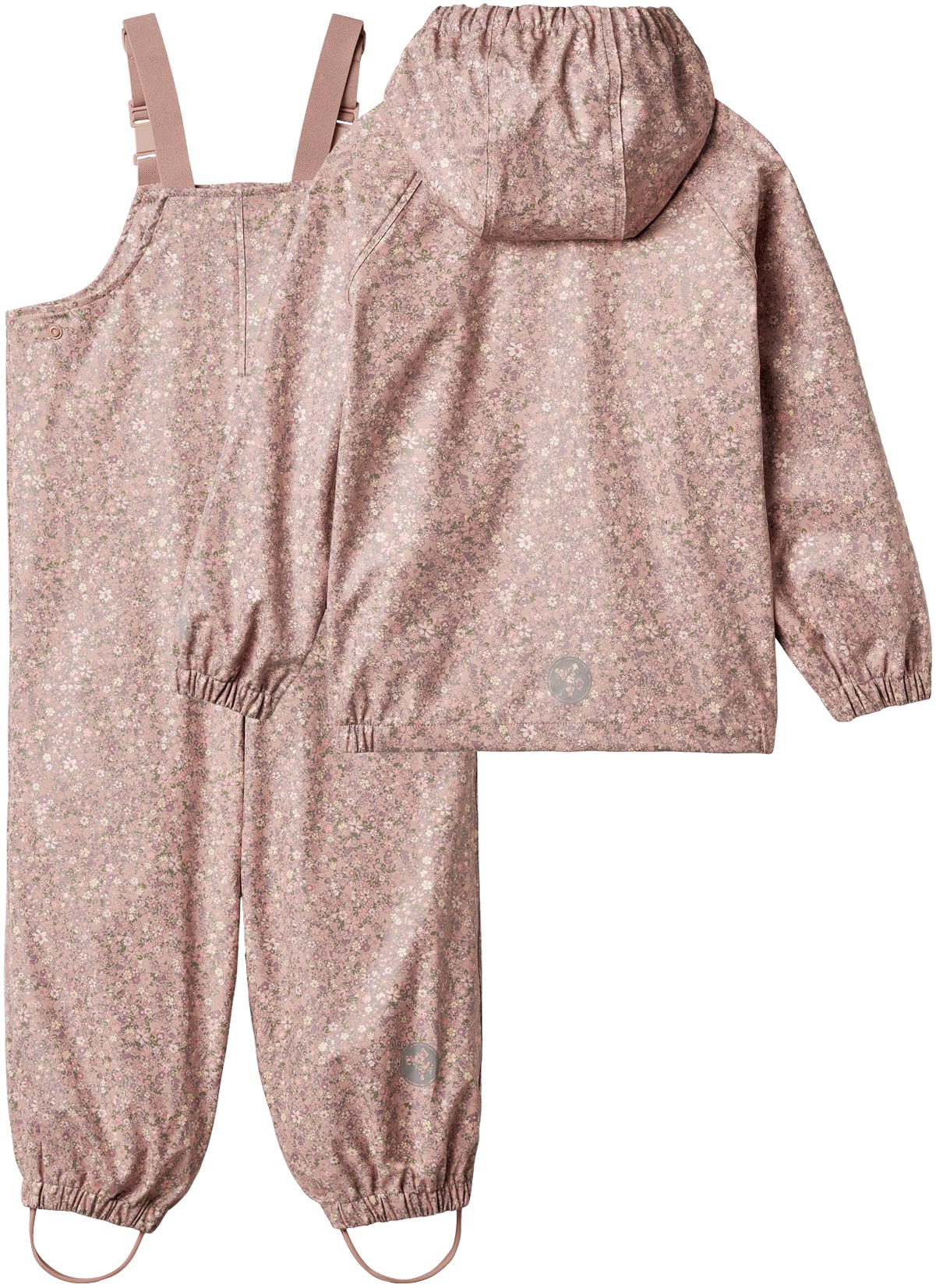 WHEAT Regenjacke »Rainwear Charlie«, (Set, 2 St.), mit Kapuze, mit passender Latzhose, wasserdicht mit verschweißten Nähten