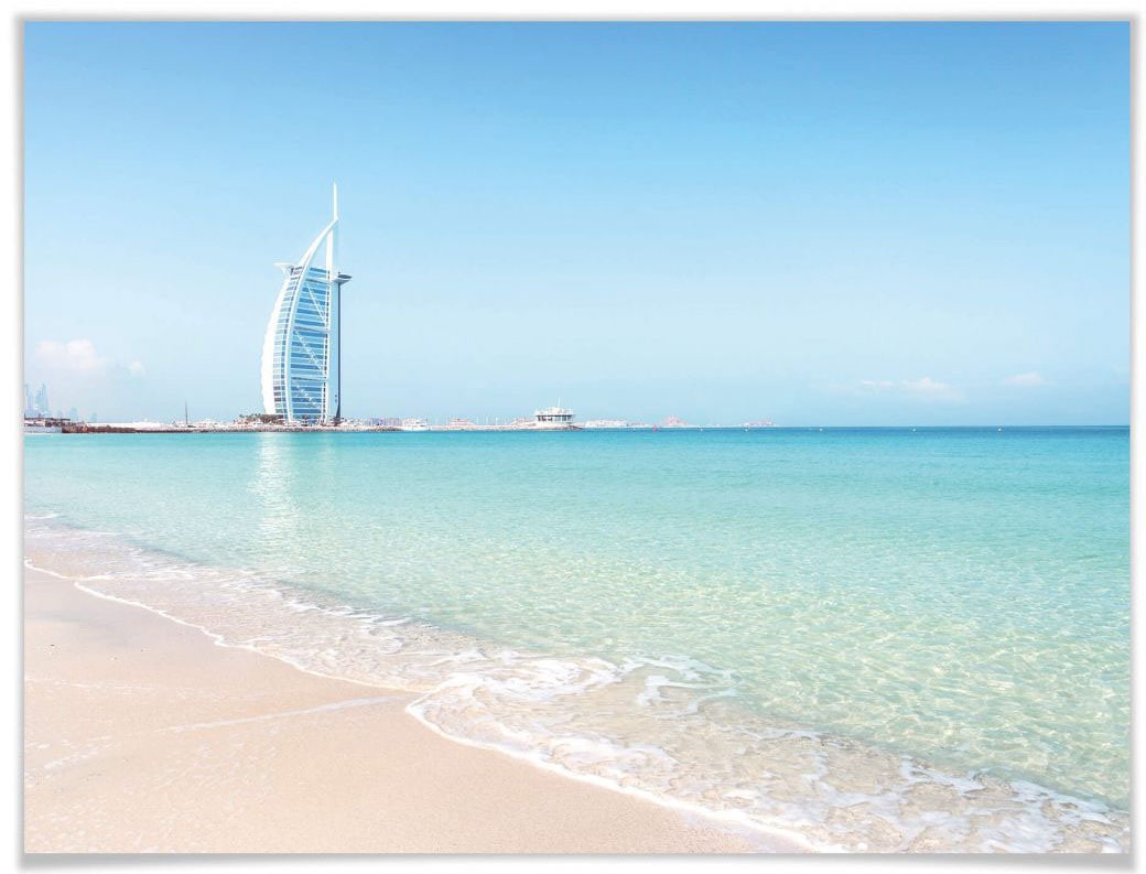 St.), Dubai«, Wandposter Bild, Poster Colombo kaufen (1 Rechnung Poster, Wall-Art »Poster Wandbild, Strand auf Strand,