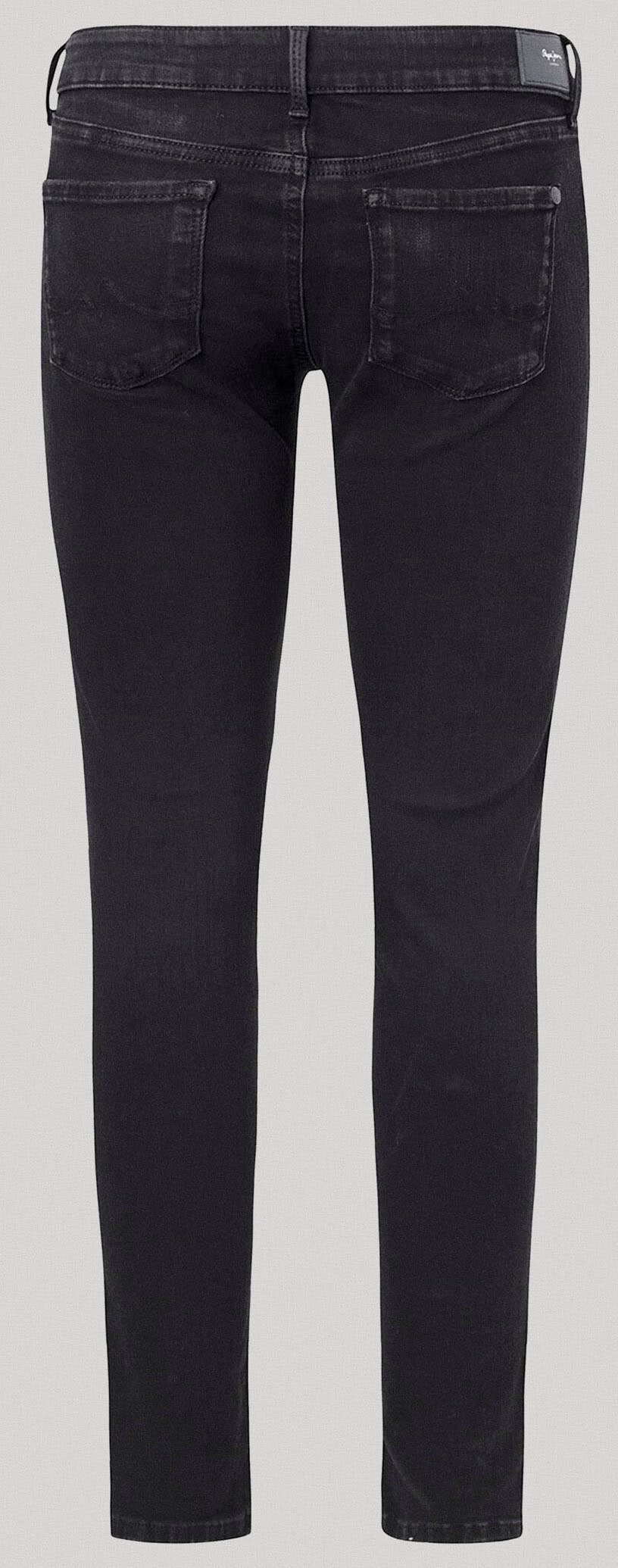 mit »SOHO«, bequem und 5-Pocket-Stil Bund 1-Knopf Jeans Pepe kaufen Skinny-fit-Jeans im Stretch-Anteil