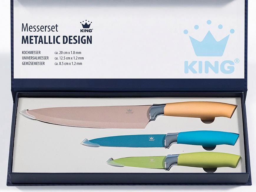 KING Messer-Set »Metallic« günstig online kaufen
