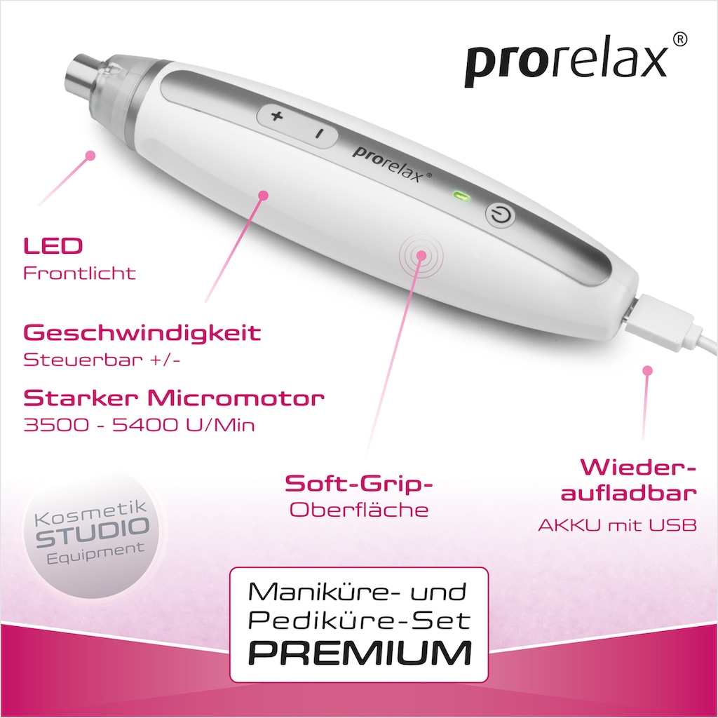prorelax Maniküre-Pediküre-Set »Maniküre und Pediküre-Set Premium«