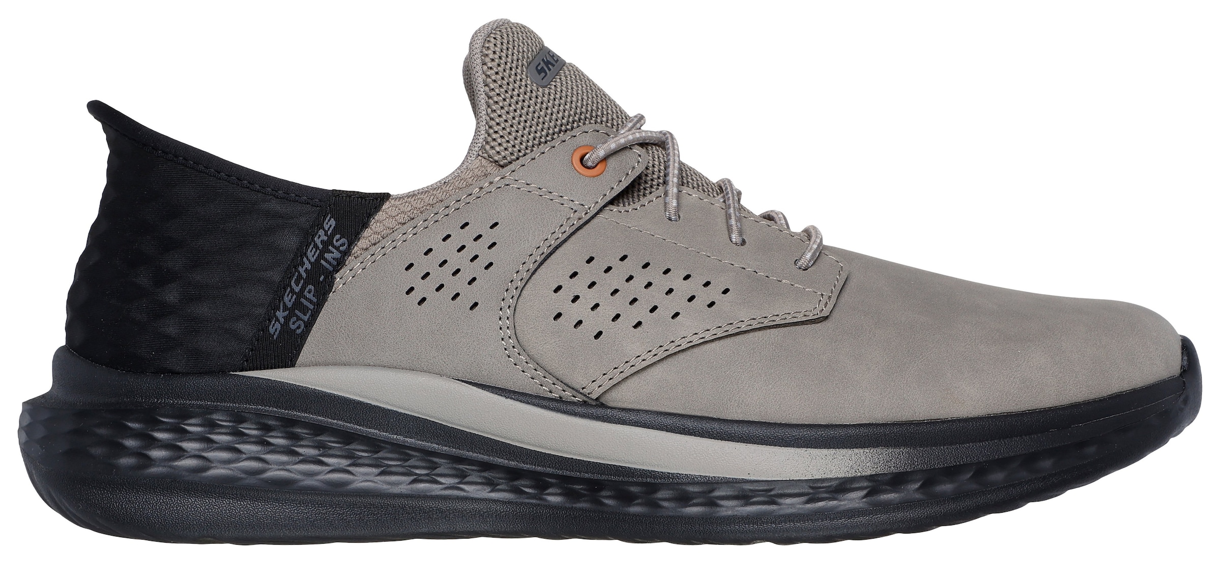 Skechers Slip-On Sneaker »SLADE«, Komfortschuh mit komfortablem Heel Pillow™ Fersenkissen