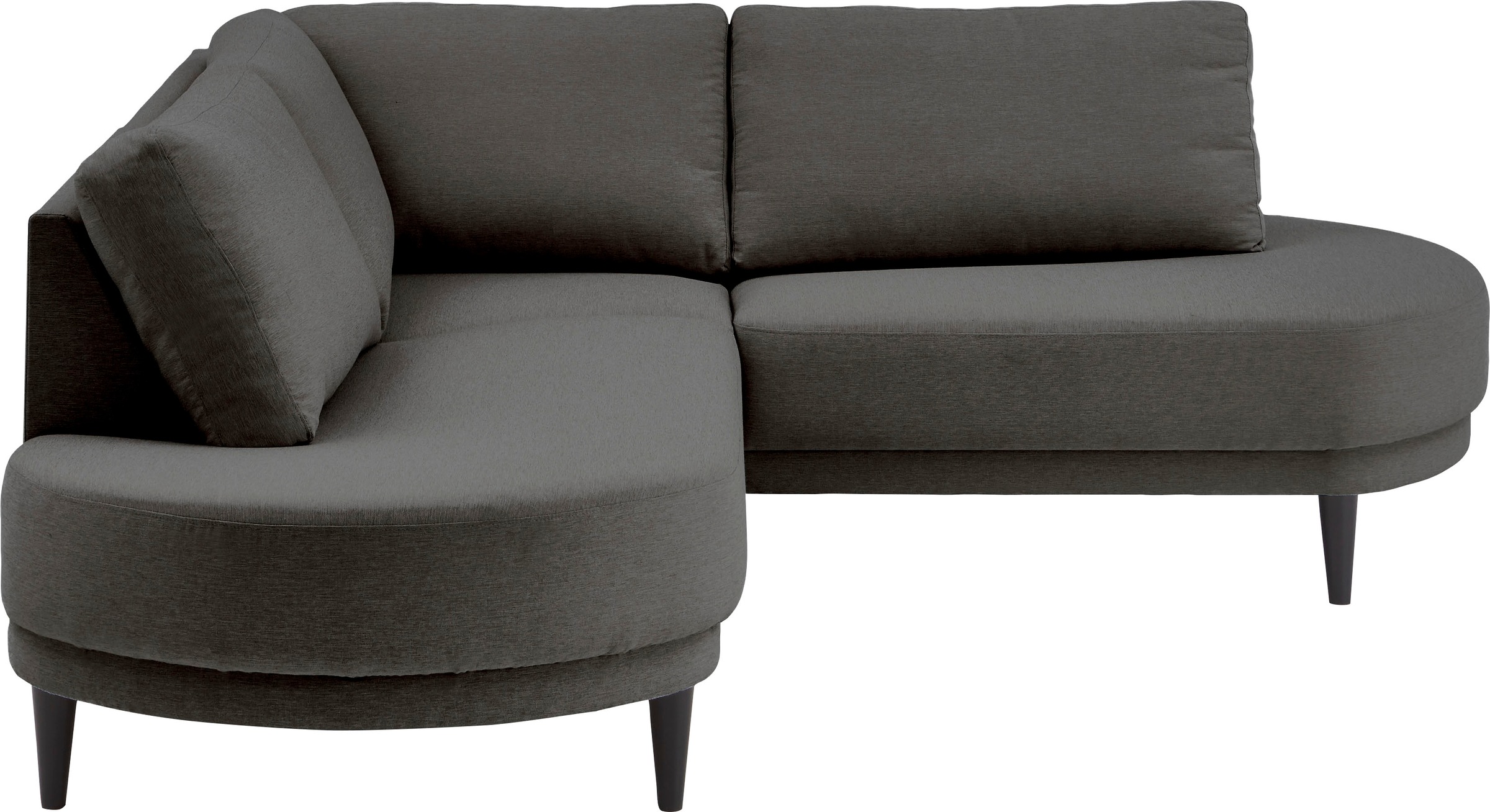 ATLANTIC home collection Ecksofa »Ronny L-Form« mit Wellenunterfederung, organische Formsprache, organisches Sofa