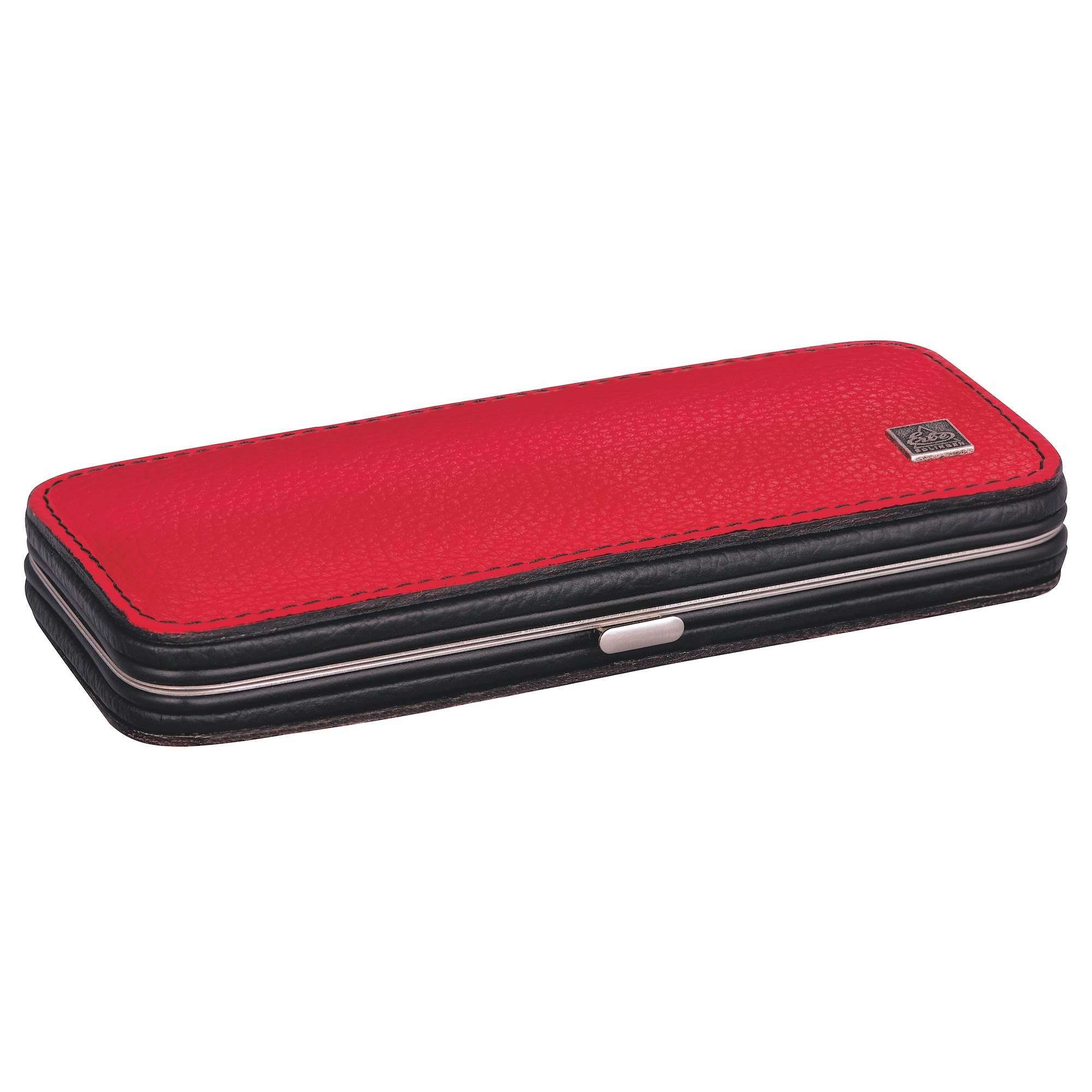 ERBE Maniküre-Etui »Colorado« Echtleder, Kontrastnähte, Druckknopfverschluss, rostfreie Instrumente