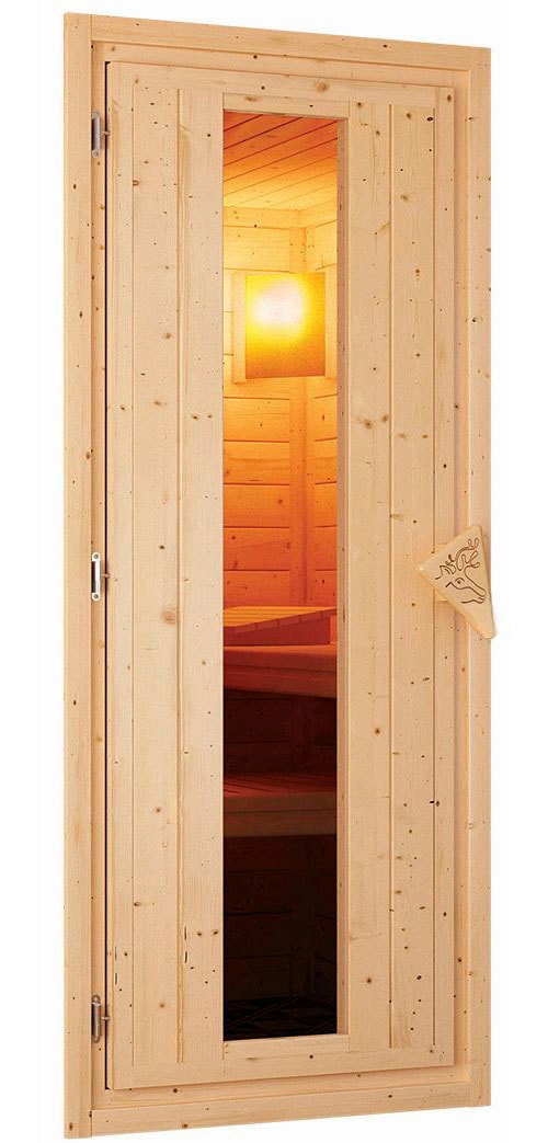 Karibu Sauna »Clara«, 9 KW-Bio-Ofen mit externer Steuerung