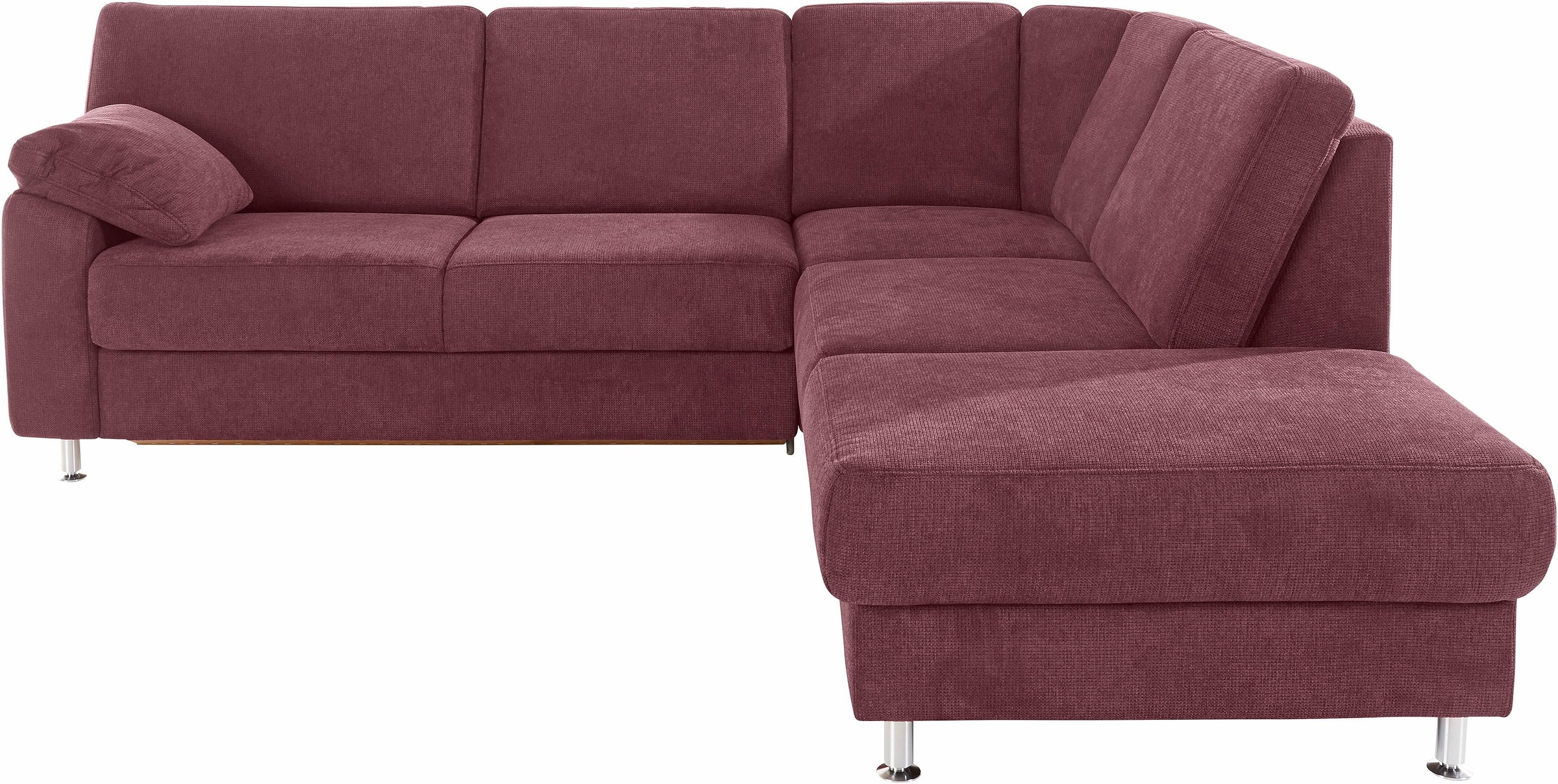 sit&more Ecksofa »Belfort L-Form«, wahlweise mit Vorziehsitz und Bettkasten