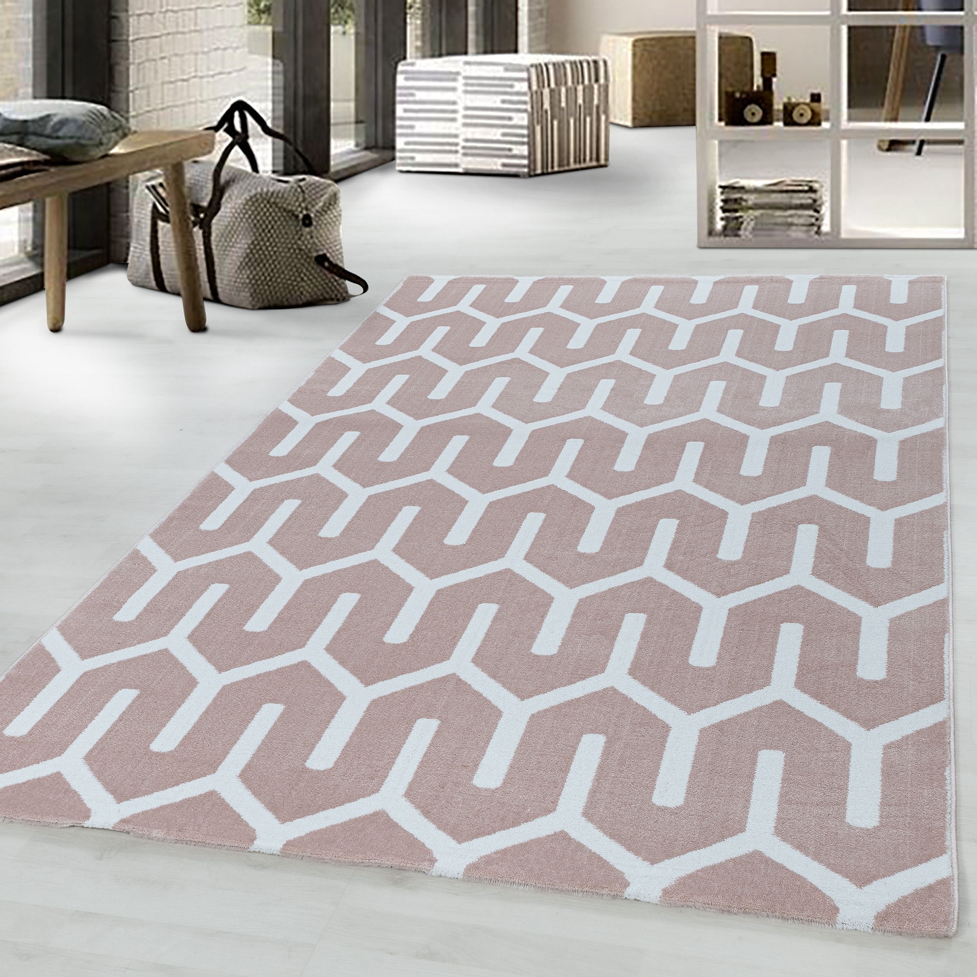 Ayyildiz Teppiche Teppich »COSTA 3524«, rechteckig, 11 mm Höhe, Kurzflor, G günstig online kaufen