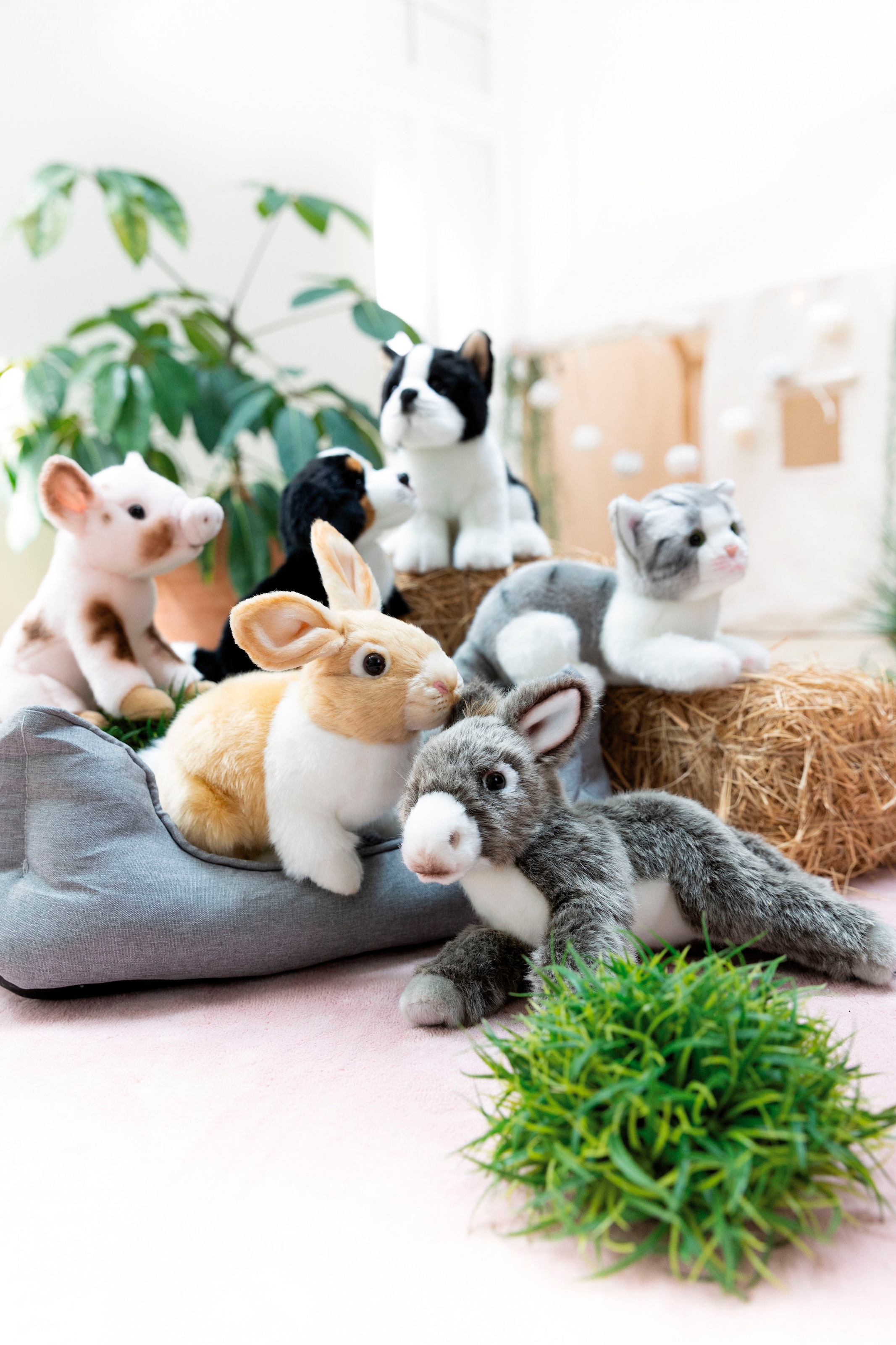 Nici Kuscheltier »Lifelike, Katze, 20 cm«, enthält recyceltes Material (Global Recycled Standard)