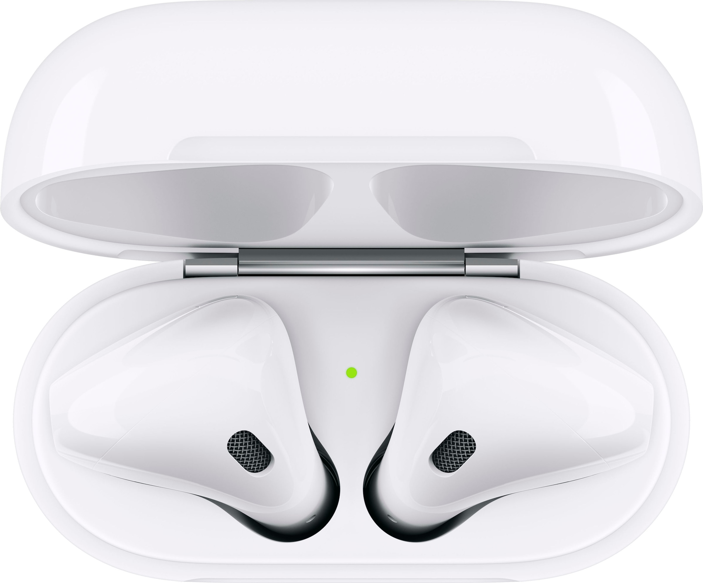 Apple In-Ear-Kopfhörer »AirPods 2. Generation mit Ladecase (2019)«, Bluetooth, Sprachsteuerung-True Wireless-kompatibel mit Siri-Rauschunterdrückung, Kompatibel mit iPhone,iPad Air / Mini / Pro, Watch, Mac Mini, iMac