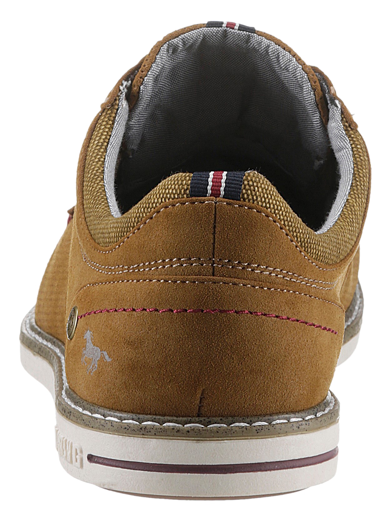 Mustang Shoes Schnürschuh, Freizeitschuh, Halbschuh, Schnürschuh mit Perforation