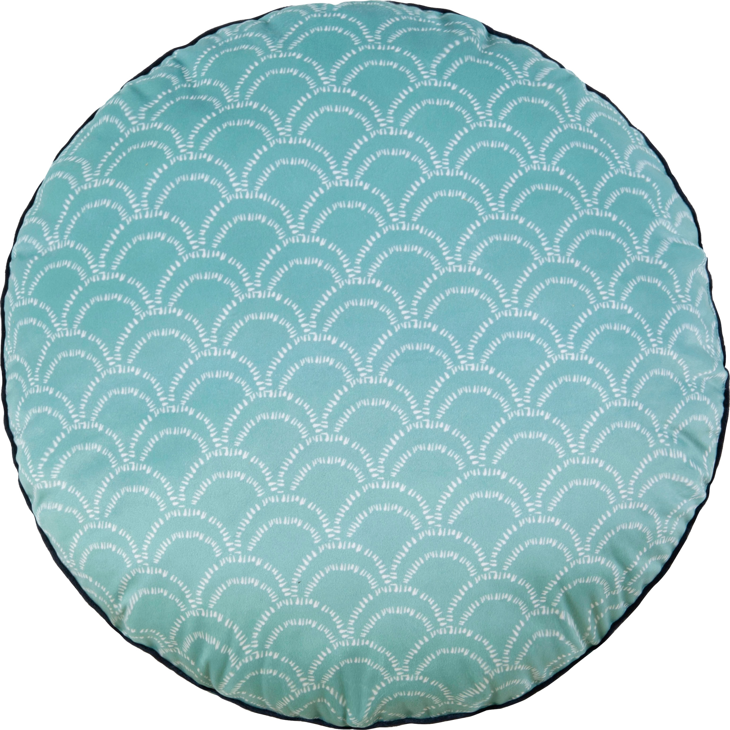 hip Dekokissen »Kimora«, Mit Füllung, 1 Stück, Mit Biese, 30x60, Wendeoptik, Weich, Bunt, Grün