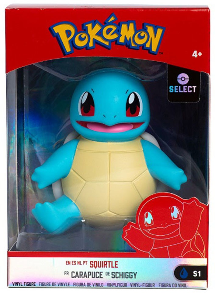 Jazwares Merchandise-Figur »Pokémon - Schiggy - Vinyl Figur 10 cm«, (1 tlg.), aus Vinyl