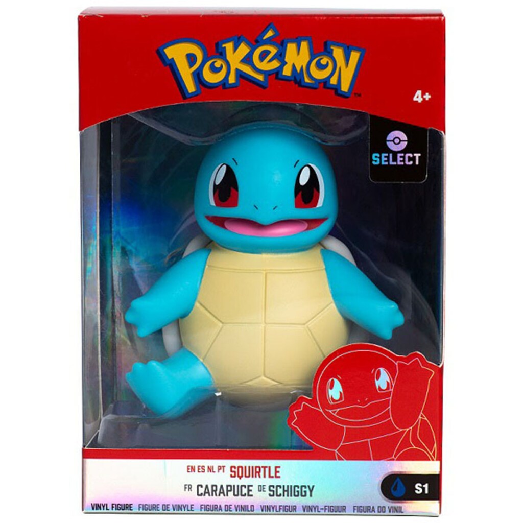 Jazwares Merchandise-Figur »Pokémon - Schiggy - Vinyl Figur 10 cm«, (1 tlg.)